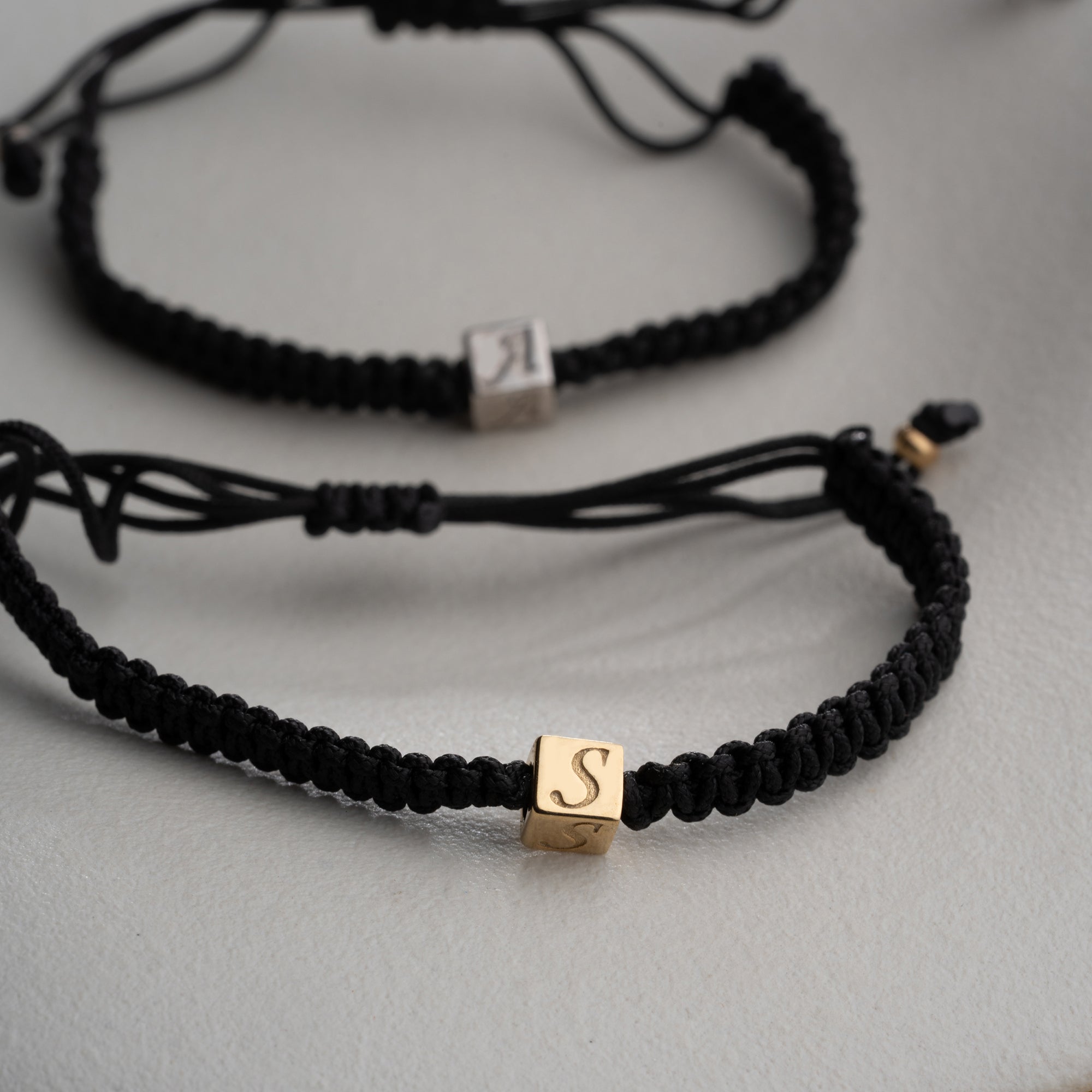 SEIL WÜRFEL PARTNERARMBAND | 925 SILBER