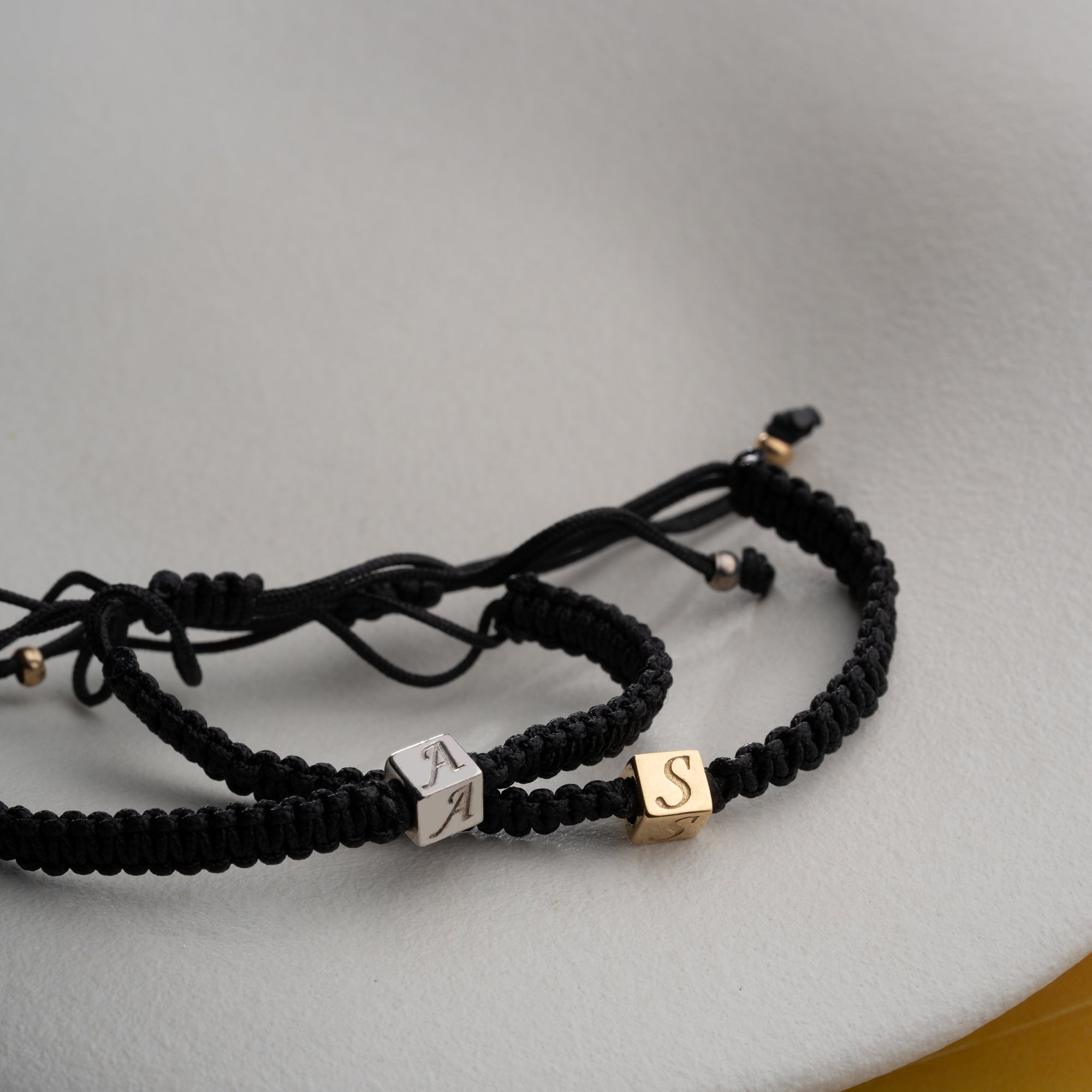 SEIL WÜRFEL PARTNERARMBAND | 925 SILBER