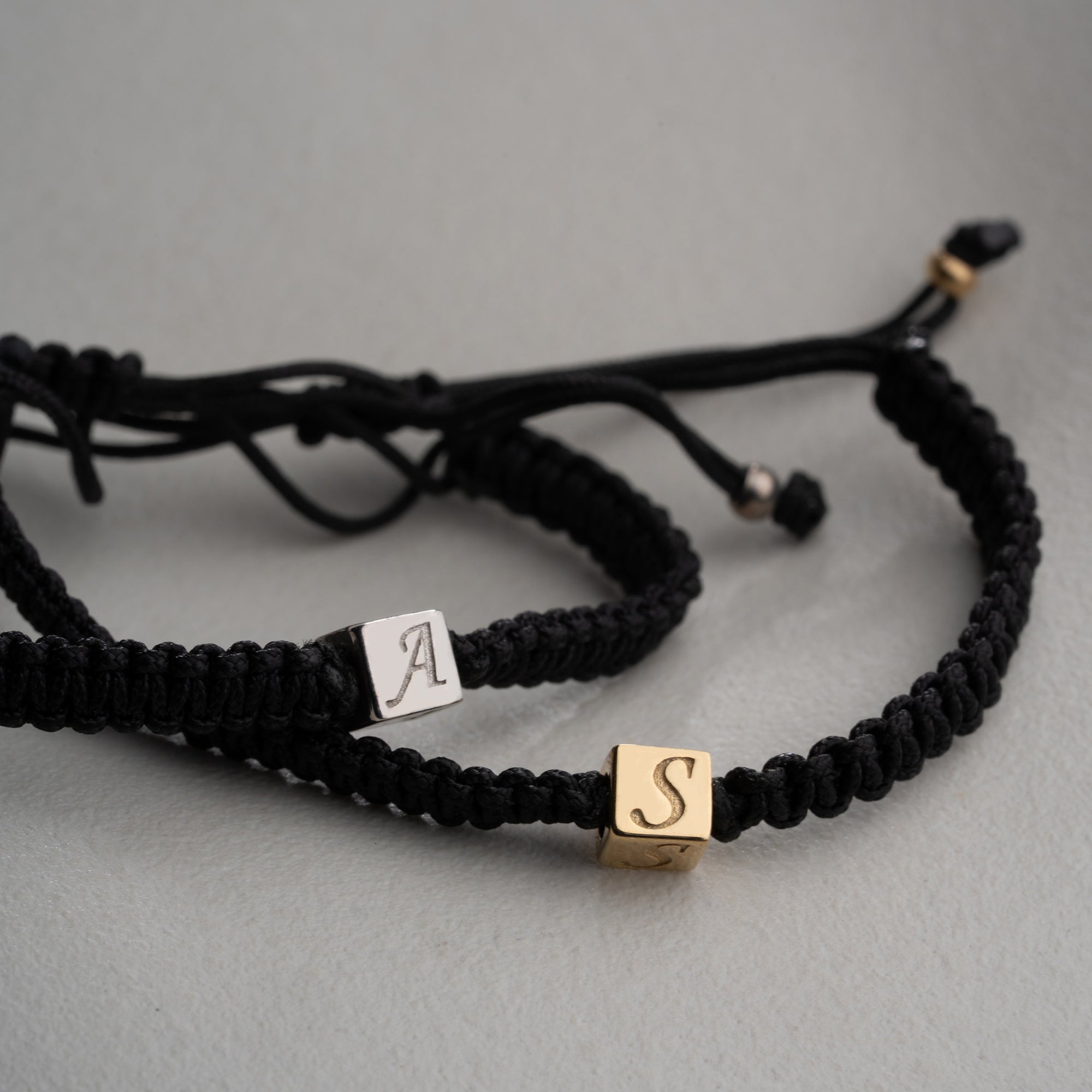 SEIL WÜRFEL PARTNERARMBAND | 925 SILBER