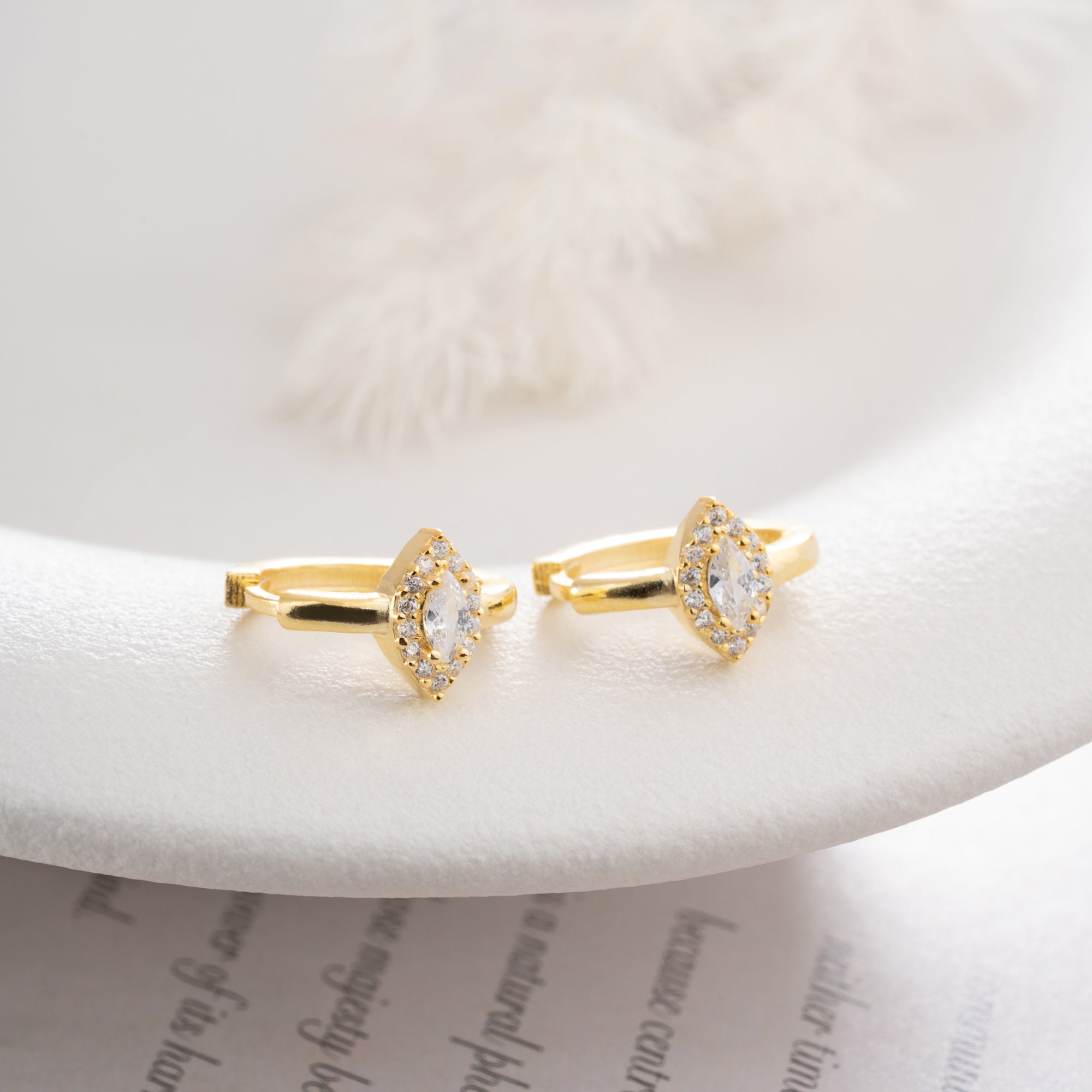 AMY ZIRKONIA OHRRINGE | 925 SILBER
