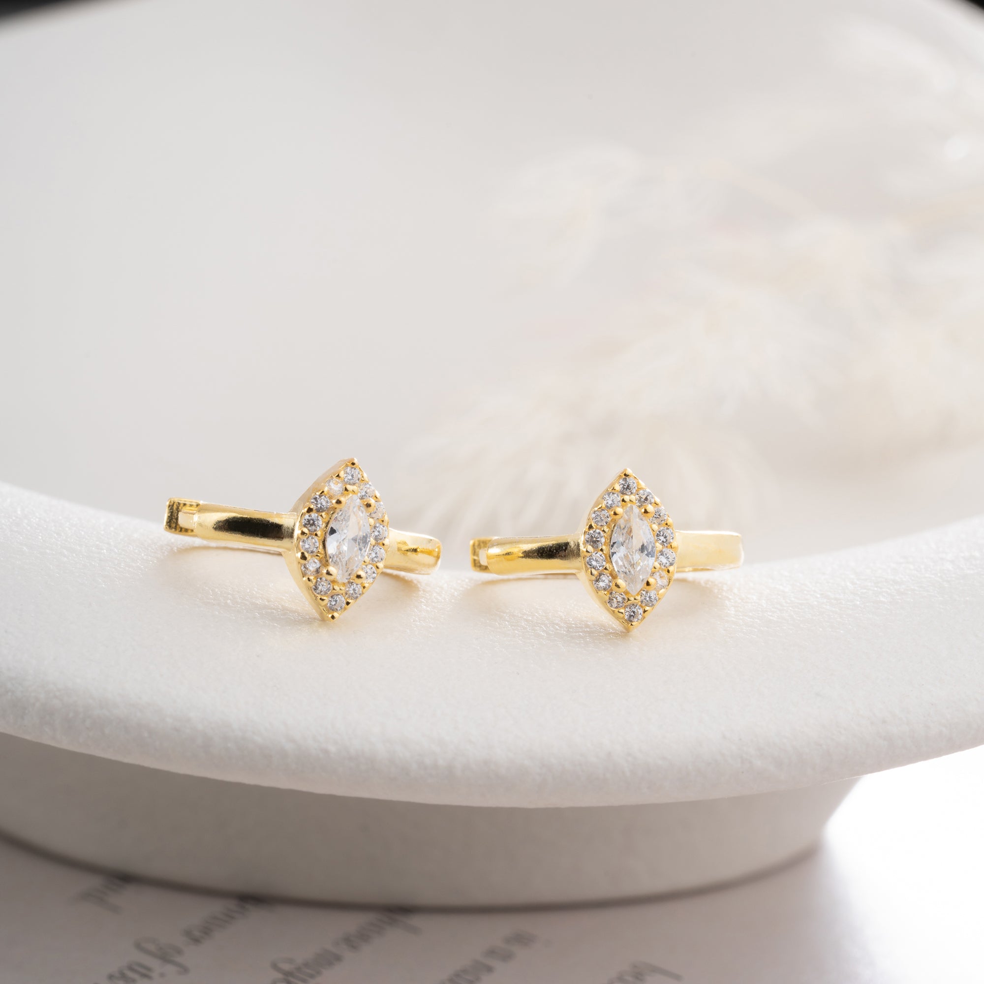 AMY ZIRKONIA OHRRINGE | 925 SILBER