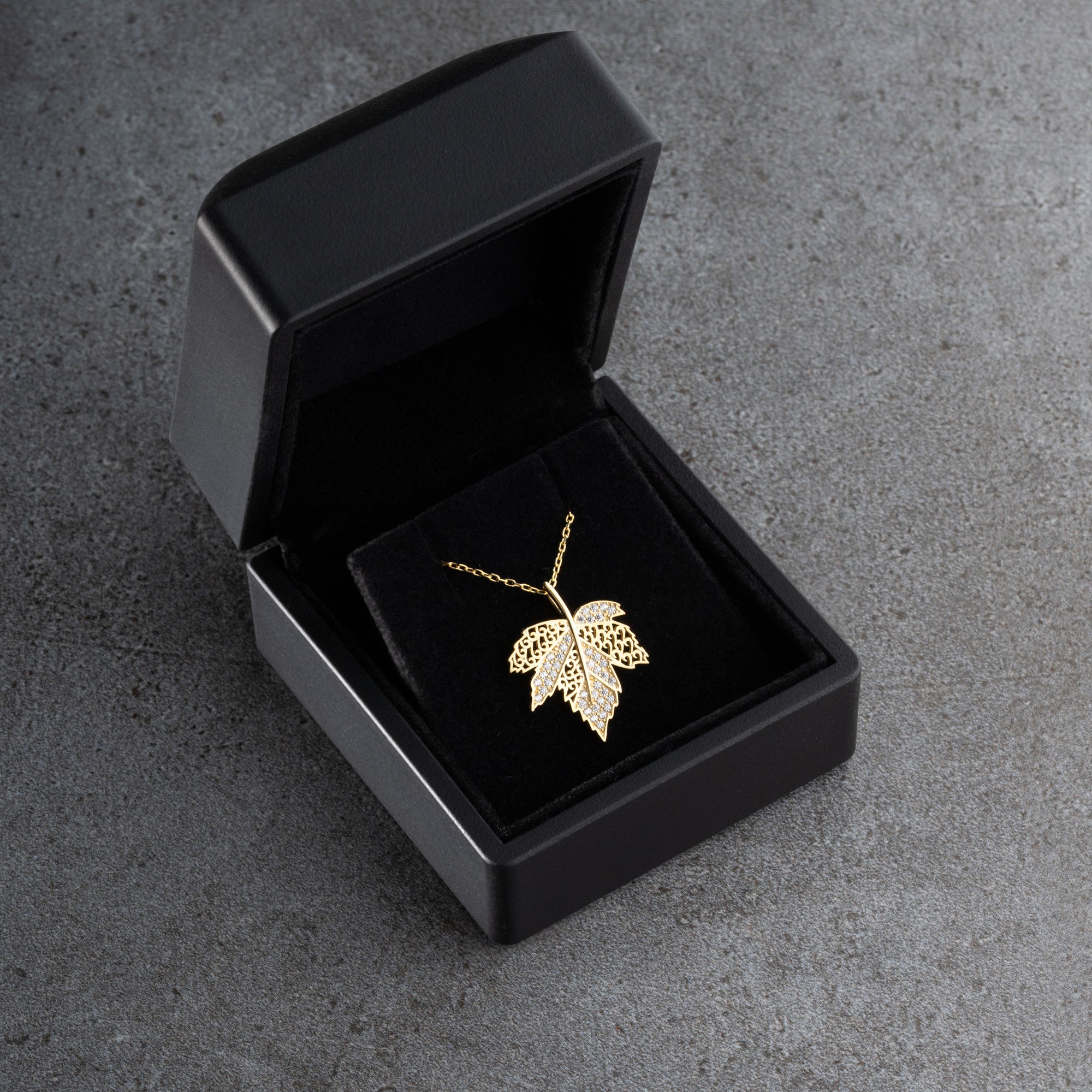 BLATT HALSKETTE | 925 SILBER