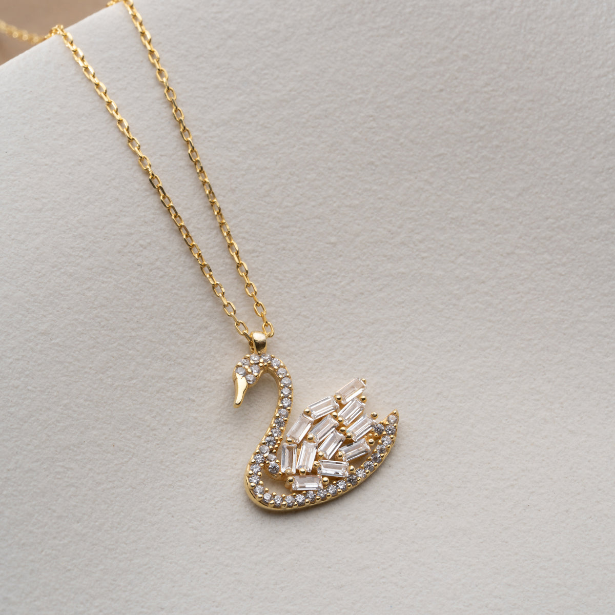 SCHWAN HALSKETTE | 925 SILBER