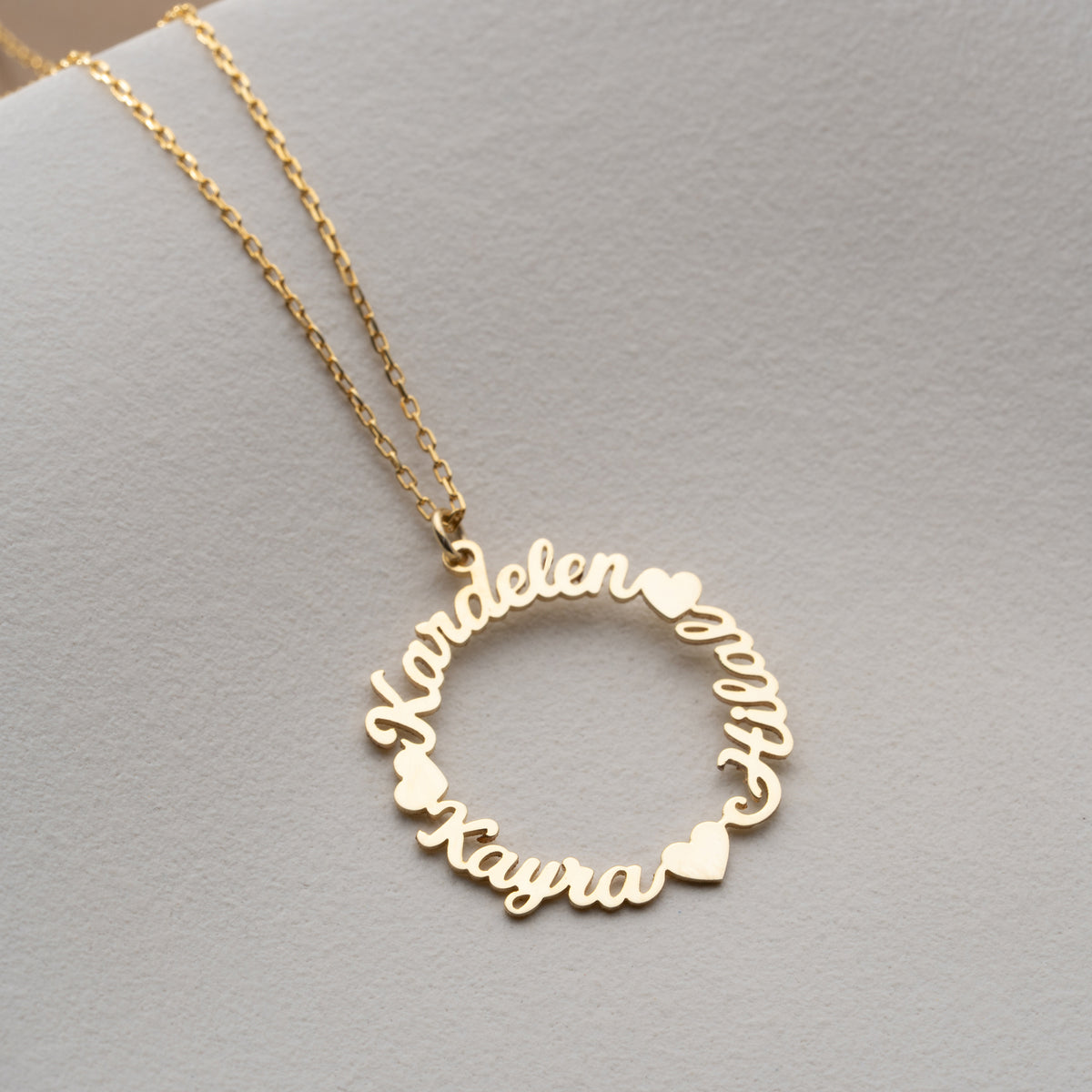 FAMILIE NAMENS HALSKETTE | 925 SILBER