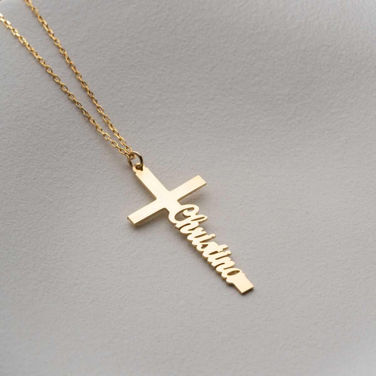 KREUZ NAMENSKETTE | 925 SILBER