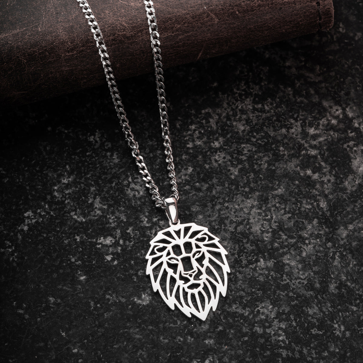 LÖWE HERREN HALSKETTE | 925 SILBER