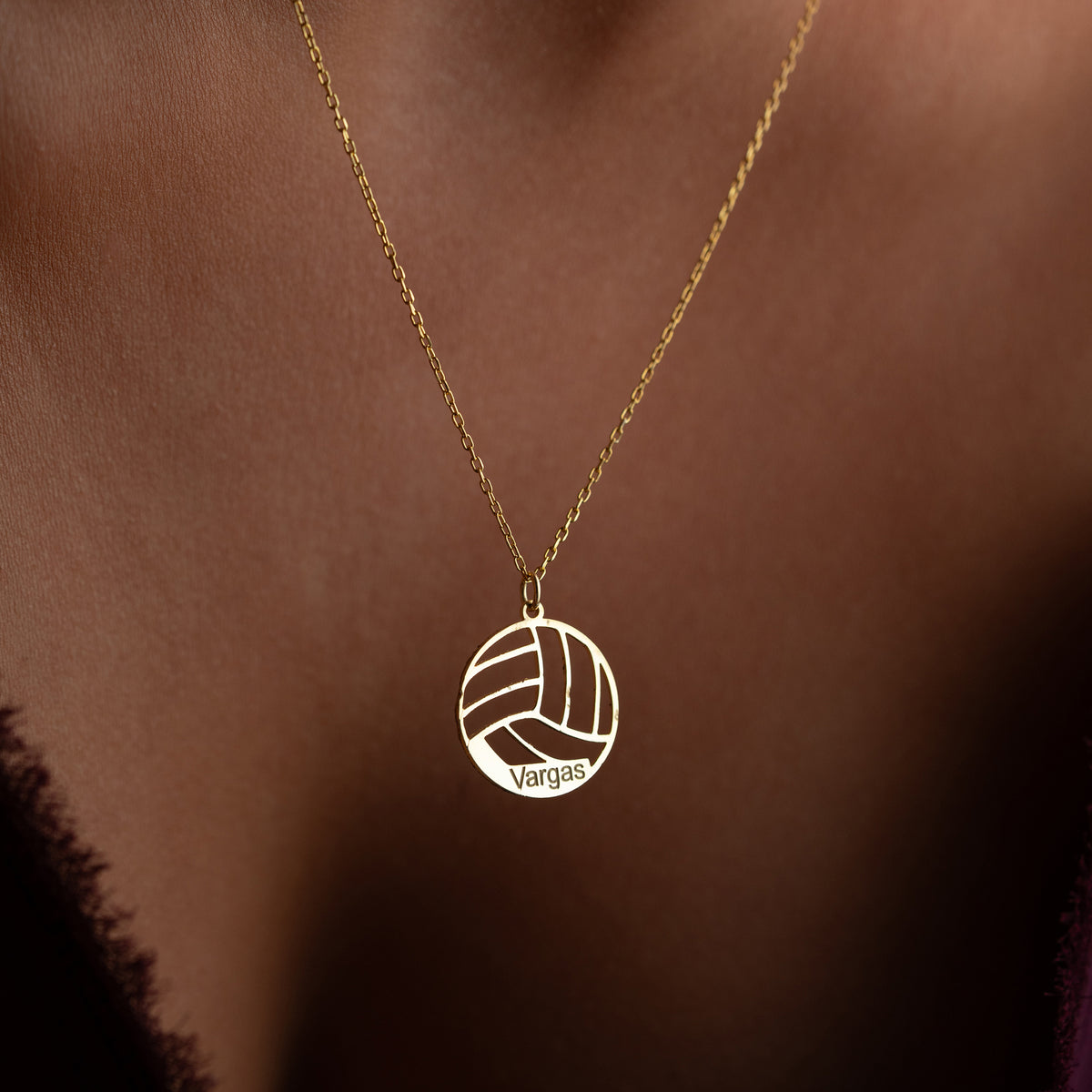 VOLEYBALL HALSKETTE | 925 SILBER