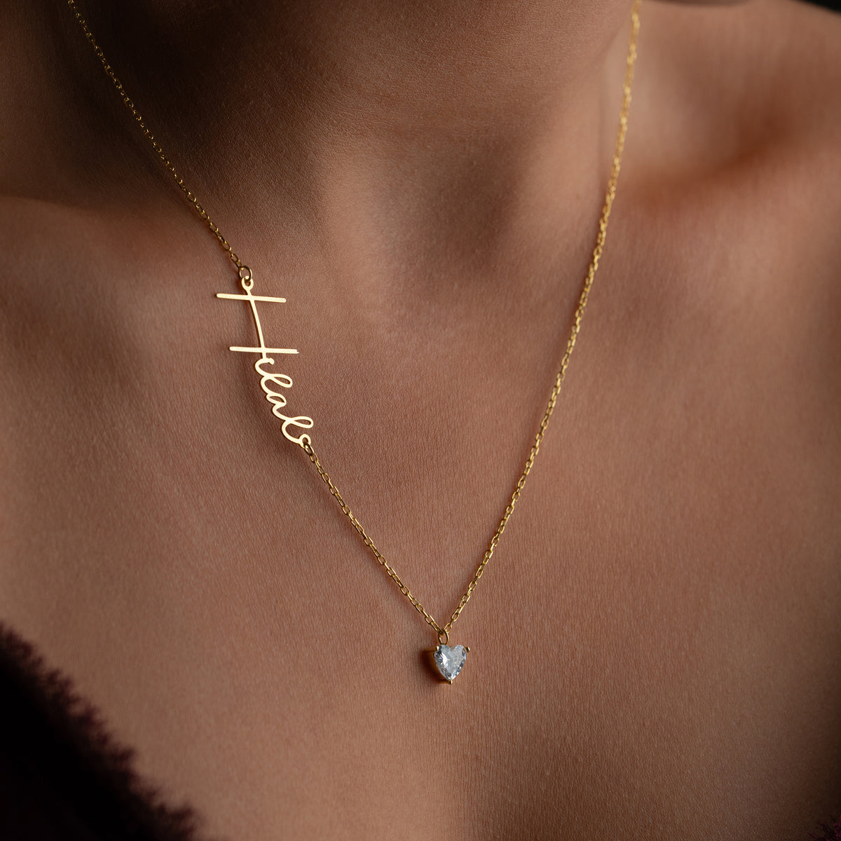 HERZ Y NAMENSKETTE | 925 SILBER