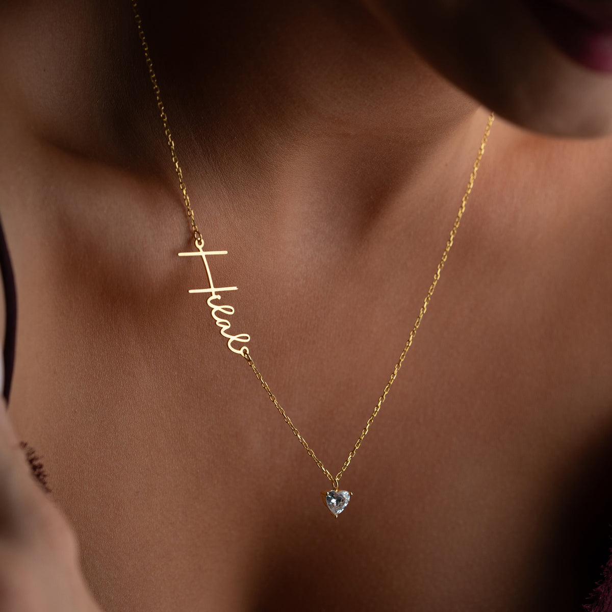 HERZ Y NAMENSKETTE | 925 SILBER