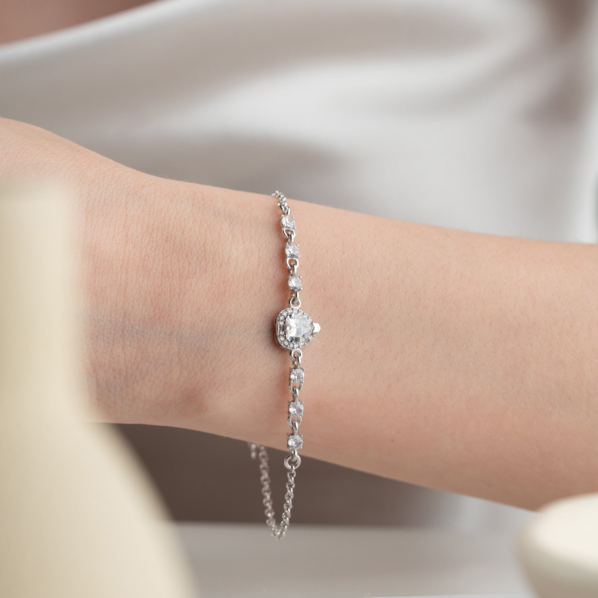 DROP STONE ARMBAND | 925 SILBER