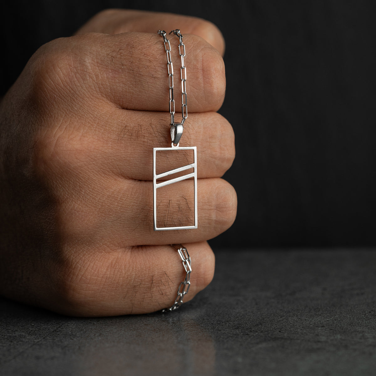 MEN'S PLAIN CHAIN ​​| 925 SILVER