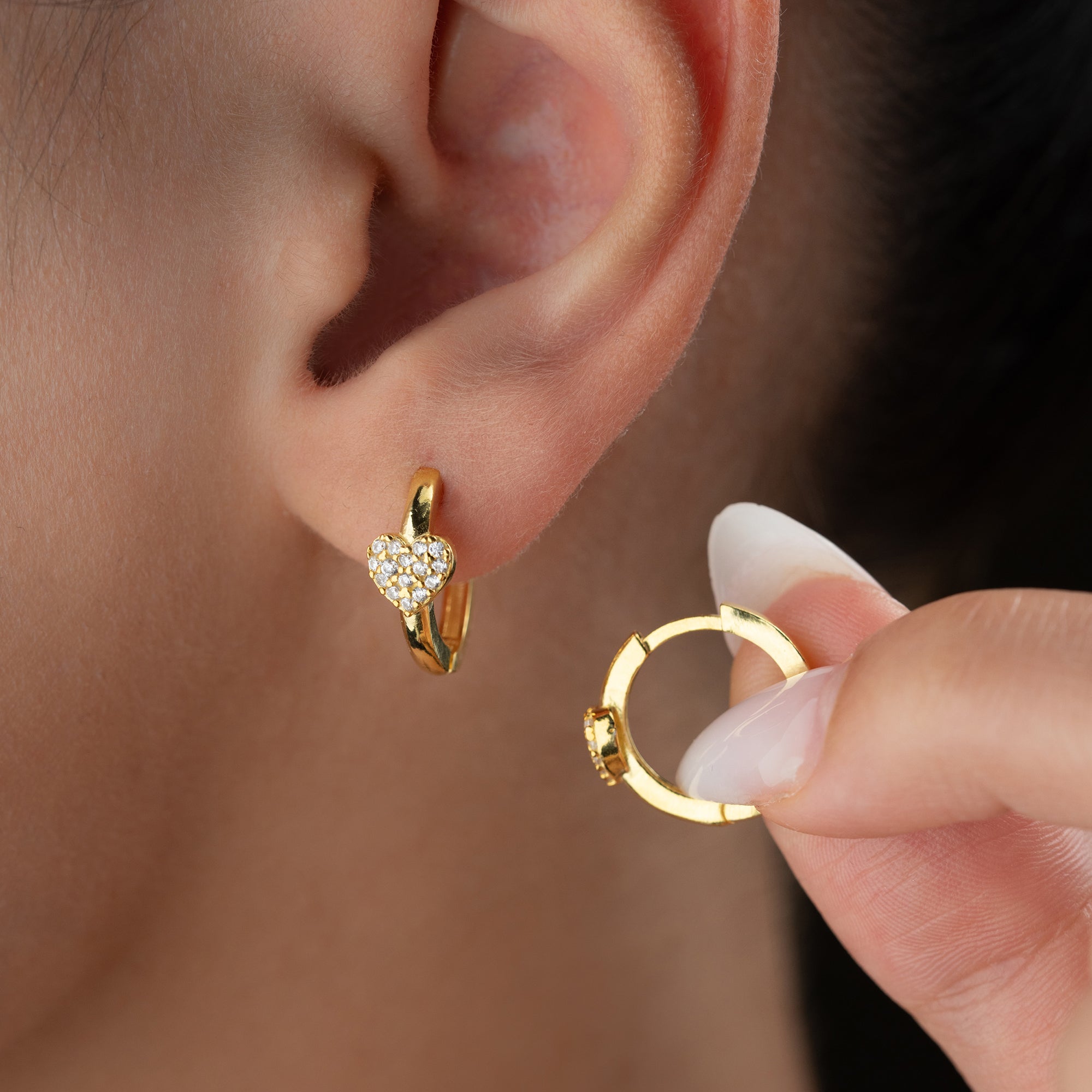 SWEET HEART OHRRINGE | 925 SILBER