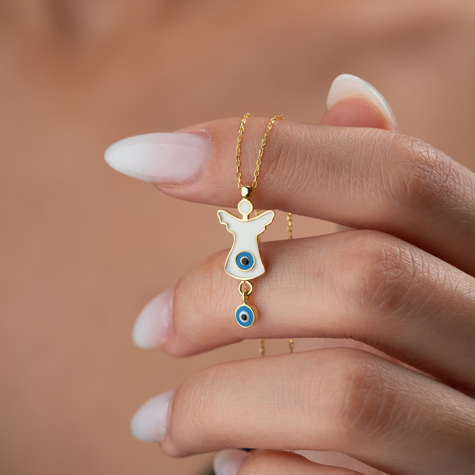 ANGEL NAZAR EYE HALSKETTE | 925 SILBER