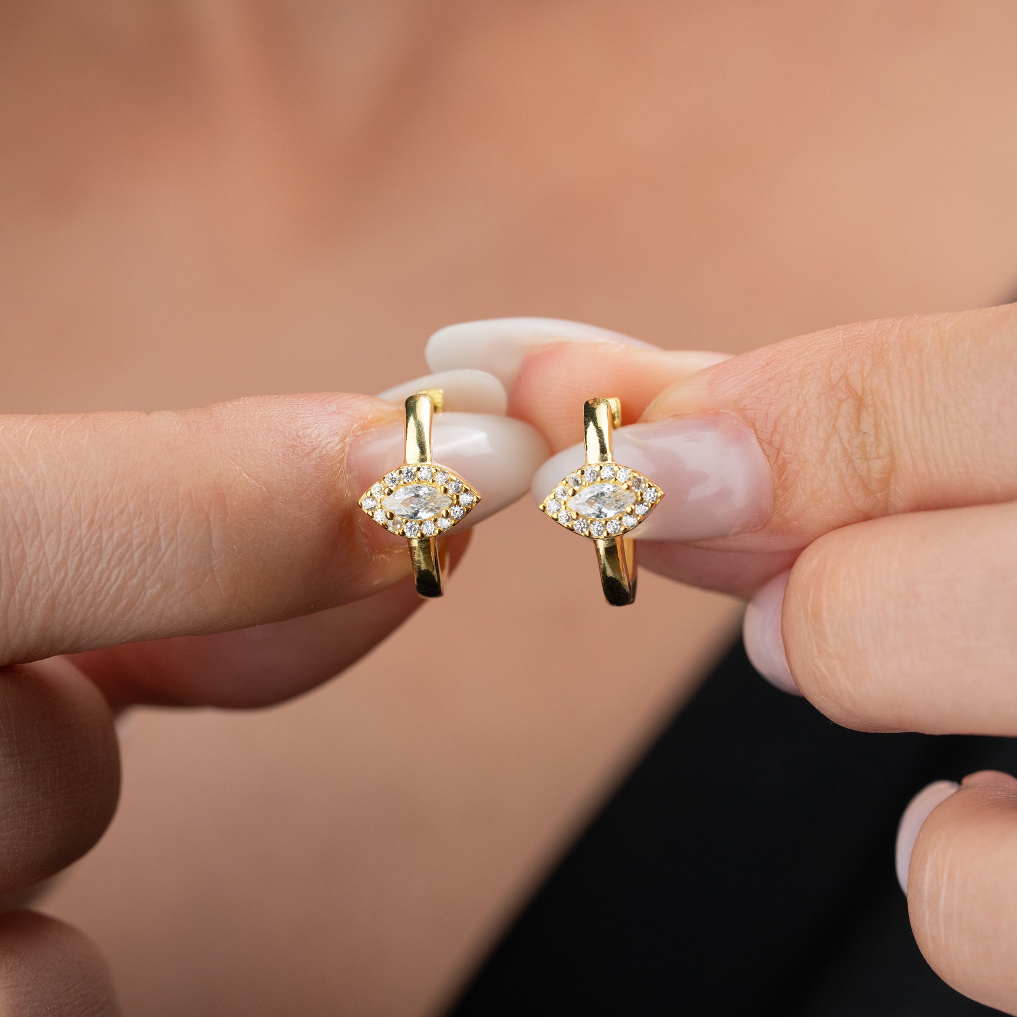 AMY ZIRKONIA OHRRINGE | 925 SILBER