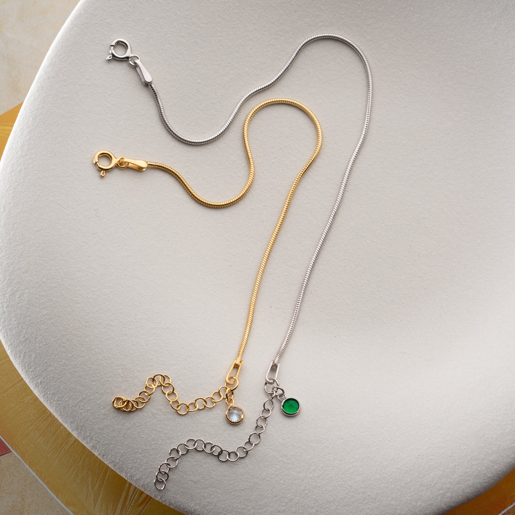 PARTNER GEBURTSSTEIN SEIL ARMBÄNDER | 925 SILBER