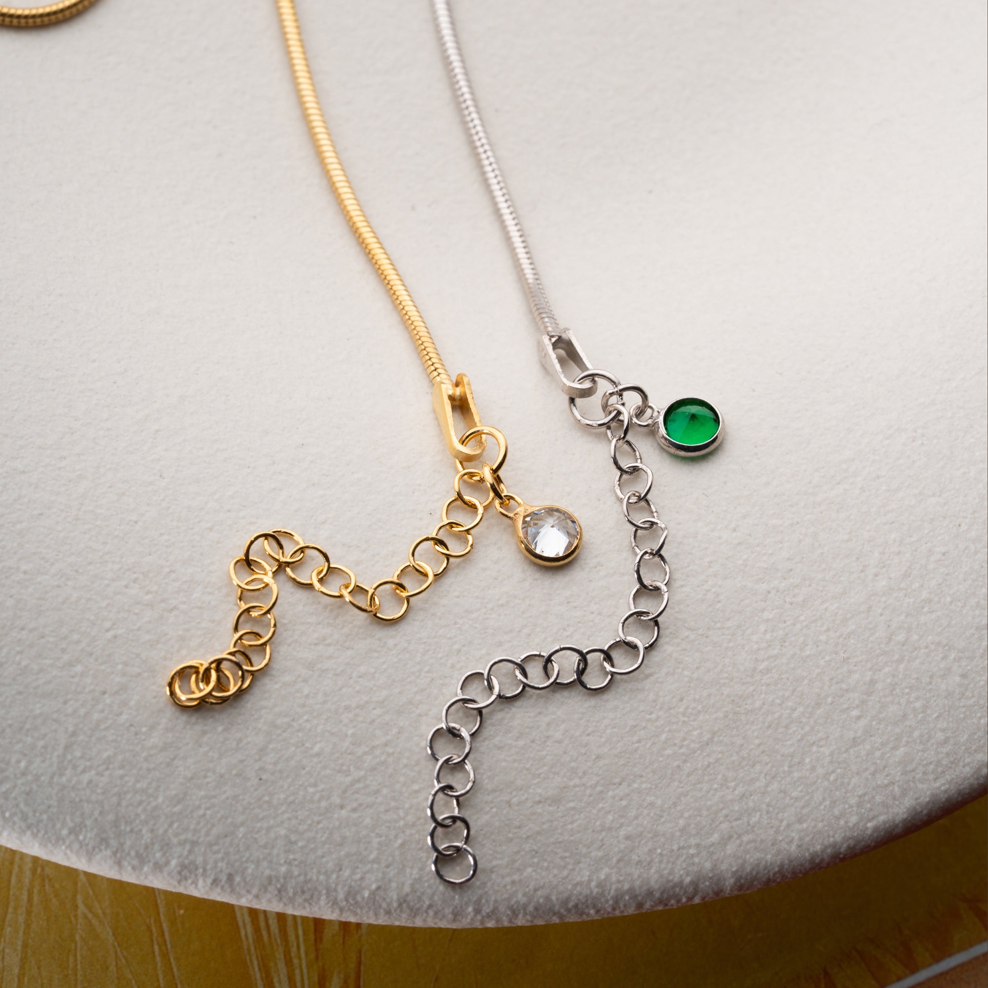 PARTNER GEBURTSSTEIN SEIL ARMBÄNDER | 925 SILBER