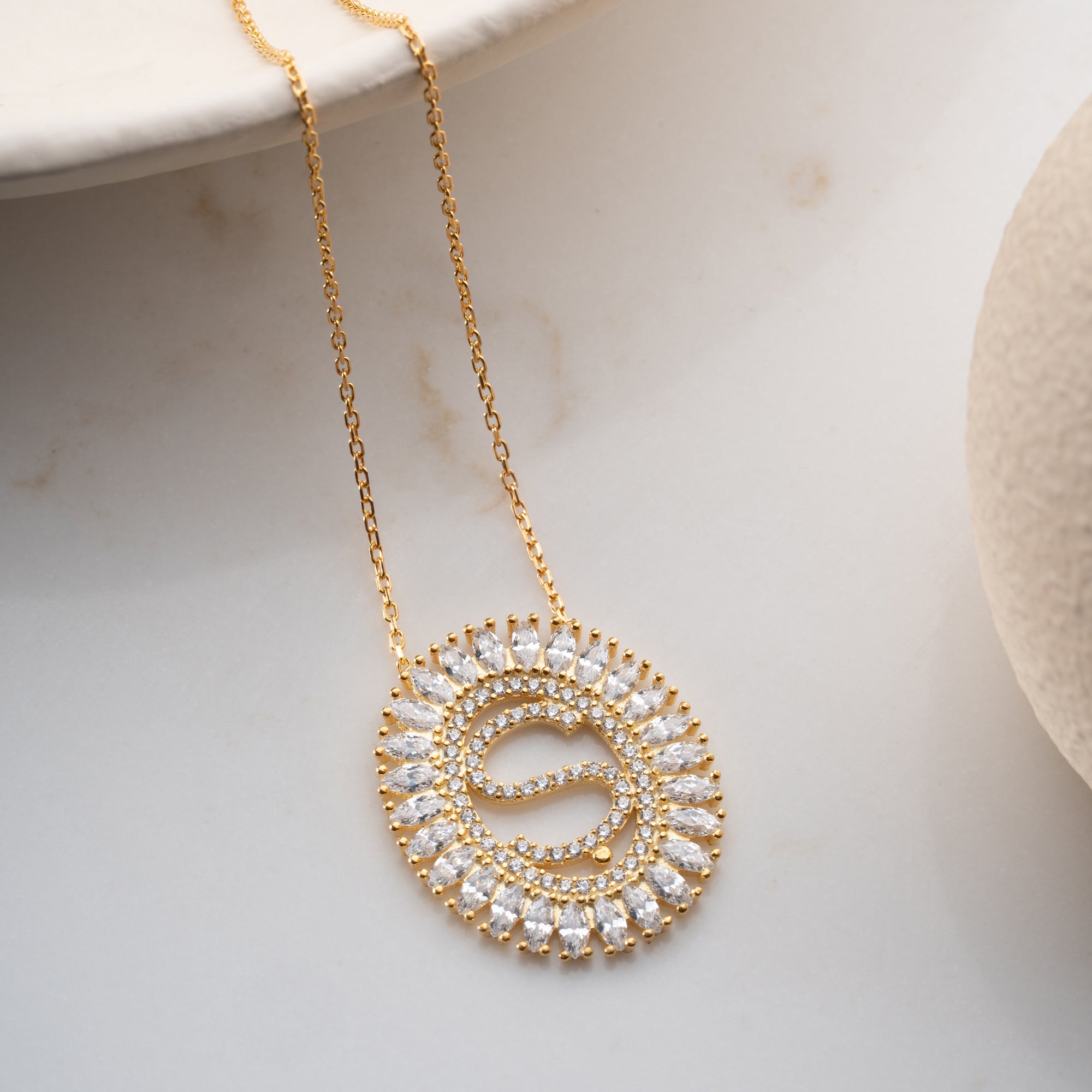LETTER LUXE HALSKETTE | 925 SILBER