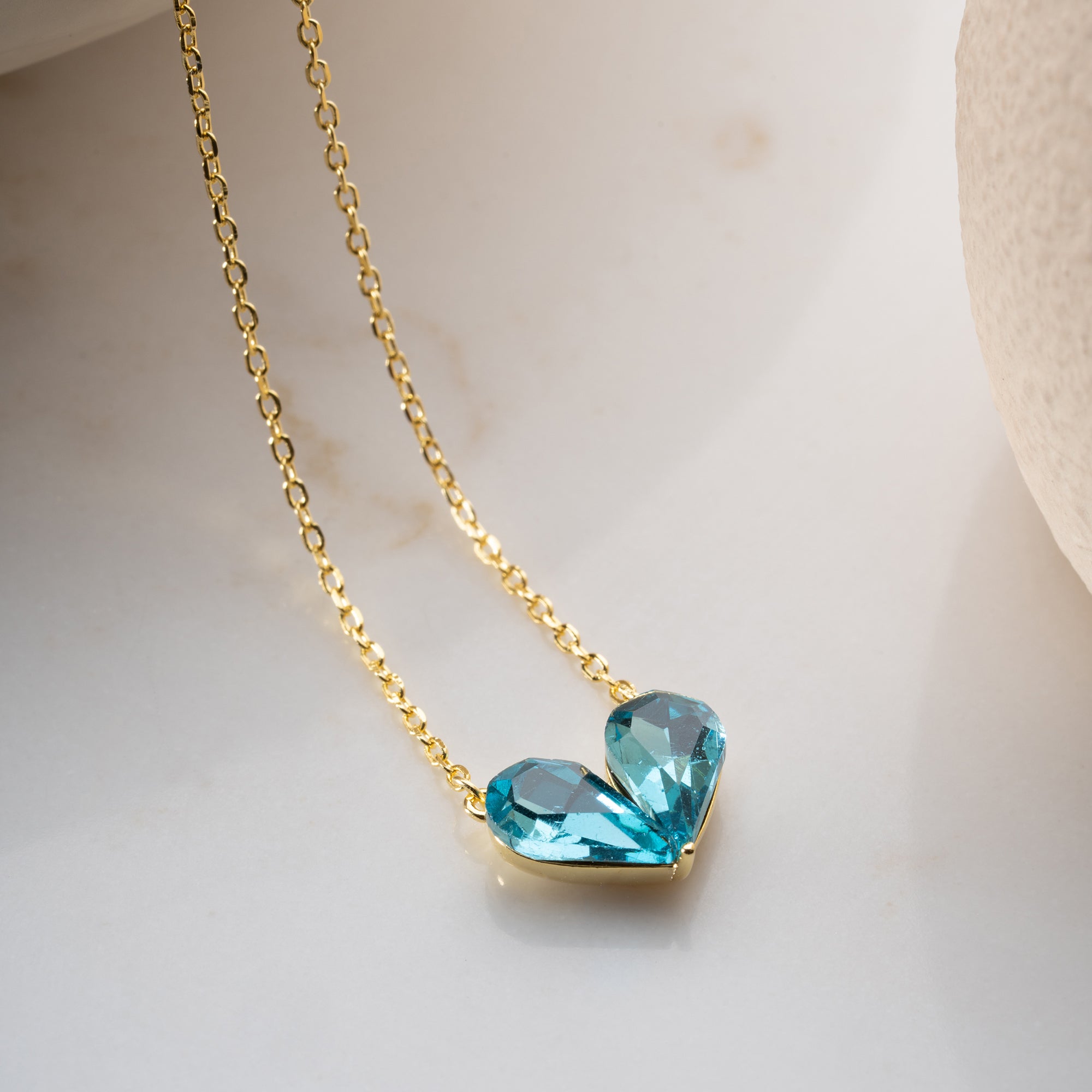 HEARTH FROZEN DIAMOND HALSKETTE | 925 SILBER