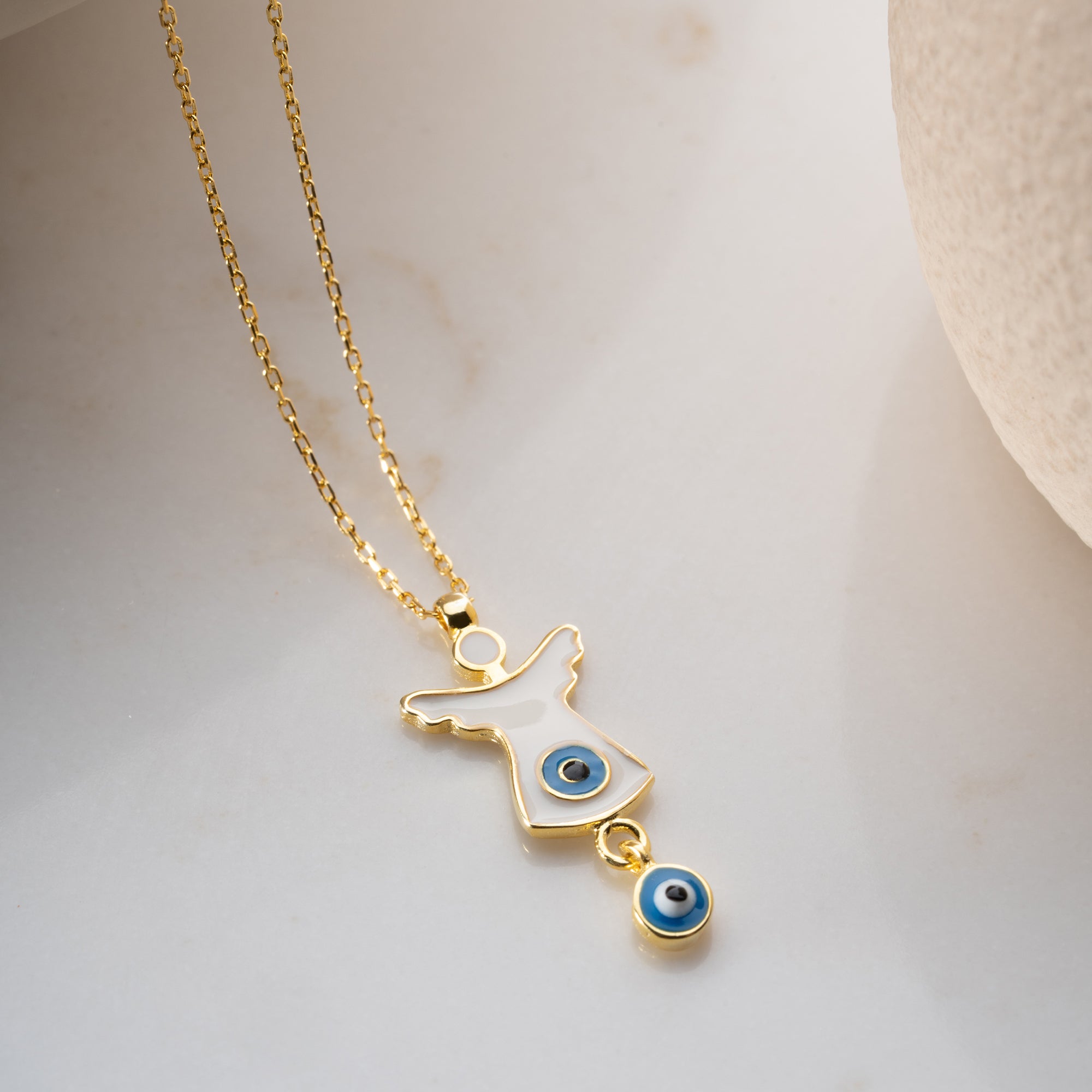 ANGEL NAZAR EYE HALSKETTE | 925 SILBER