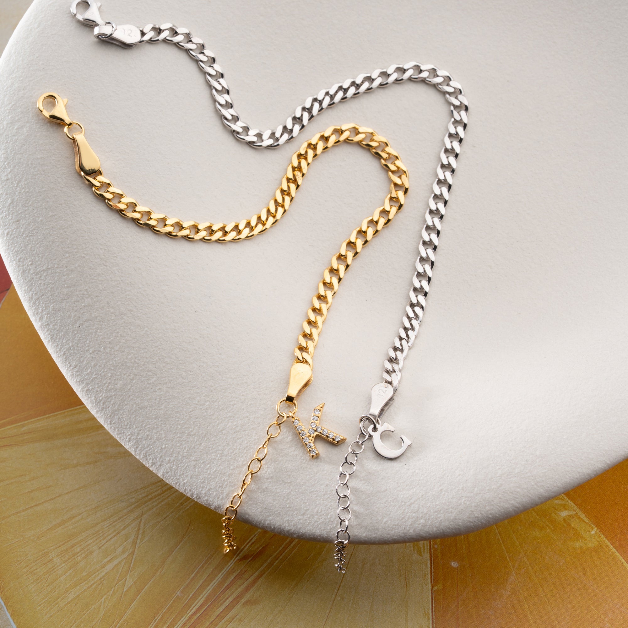 XXL GOURMET PARTNER BRACELETS | 925 SILVER