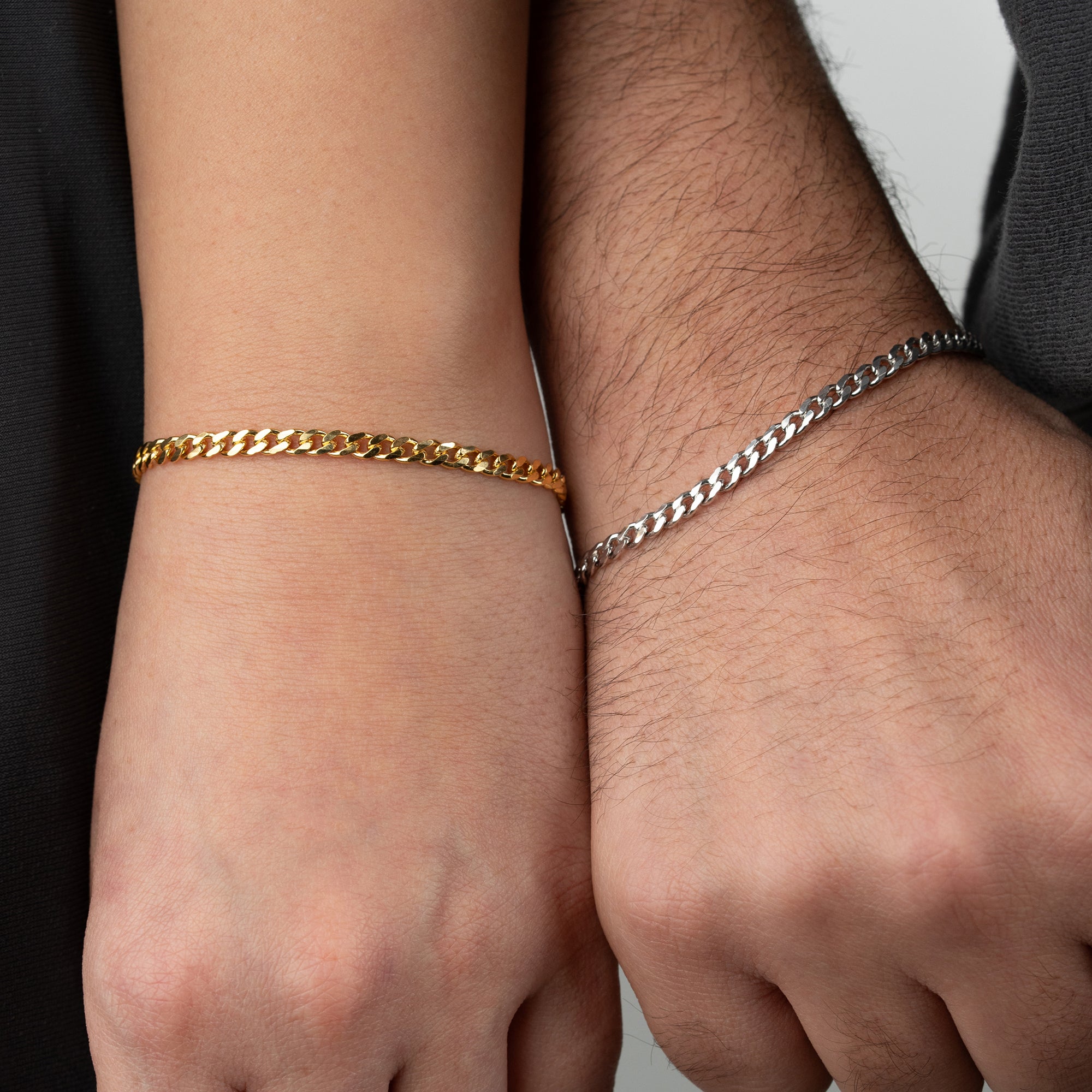 XXL GOURMET PARTNER BRACELETS | 925 SILVER