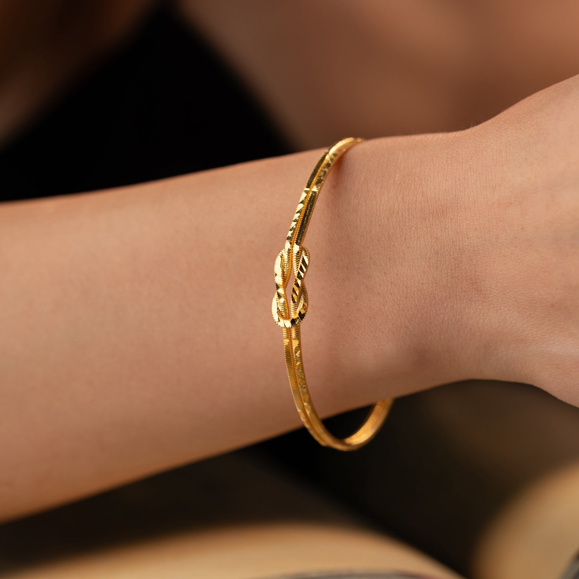 LIEBESKNOTEN AJDA ARMREIFEN | 925 SILBER