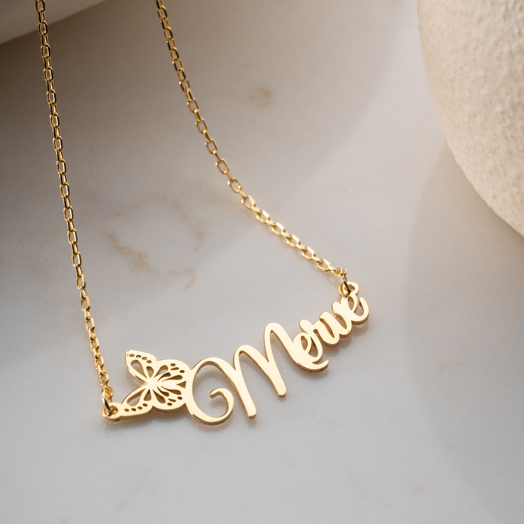 BUTTERFLY NAMENSKETTE III | 925 SILBER