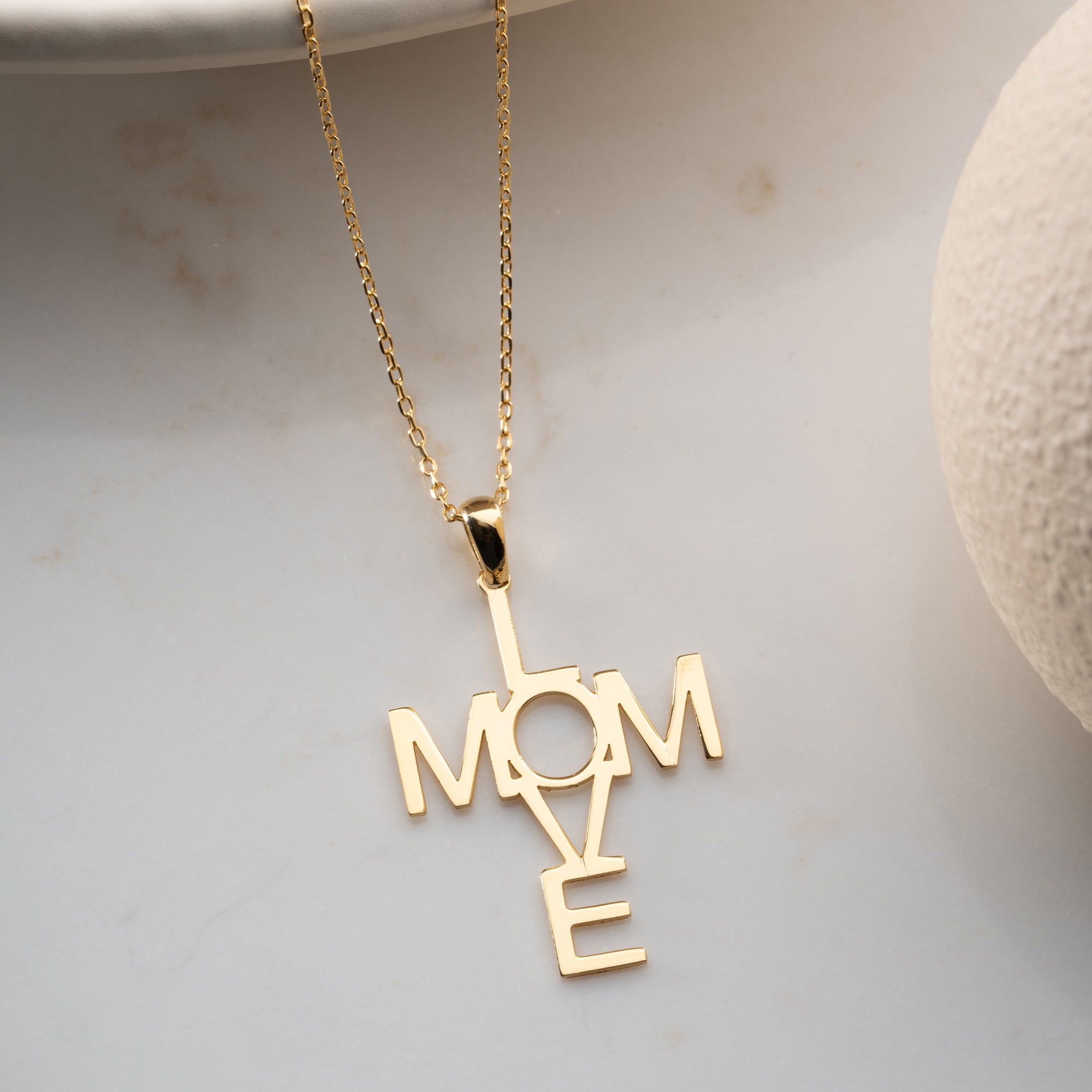 LOVE MOM NECKLACE | 925 SILVER