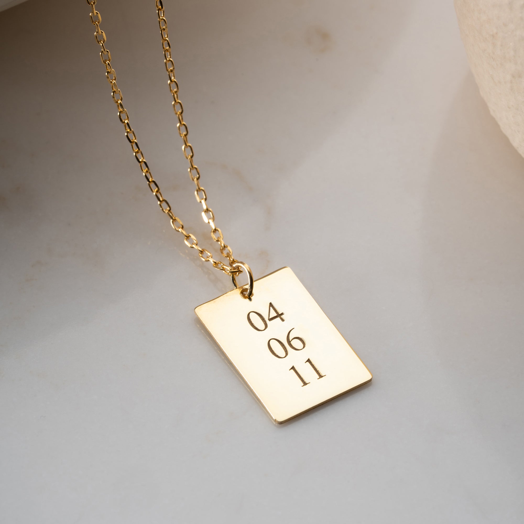 SAVE THE DATE NECKLACE | 925 SILVER