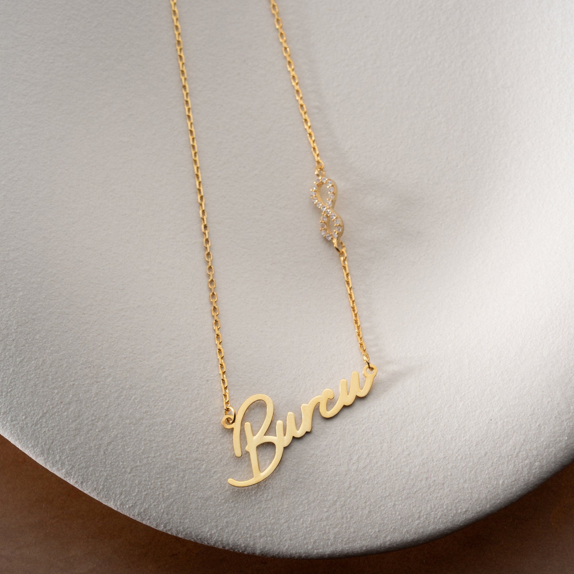 Name necklace with infinity symbol | 925 silver