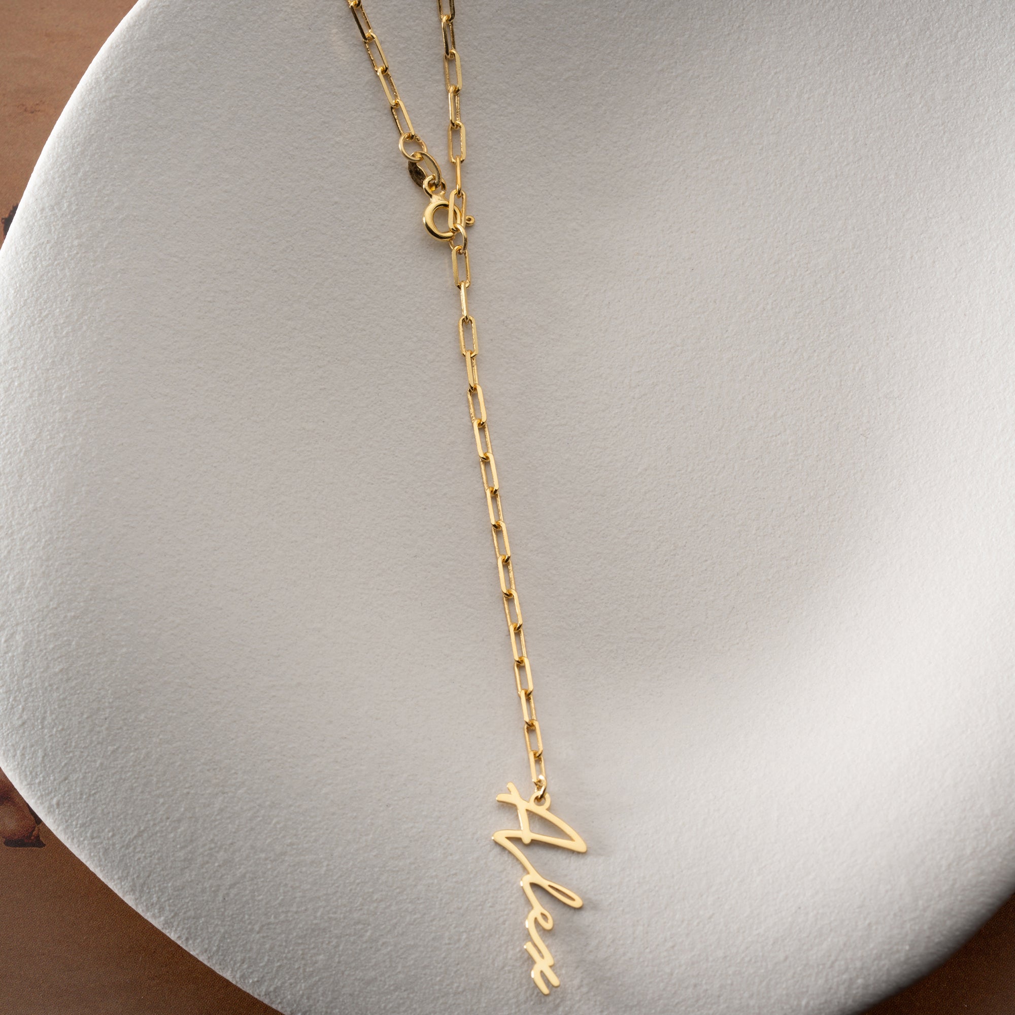 Signature name necklace Seldom - Y - 925 SILVER