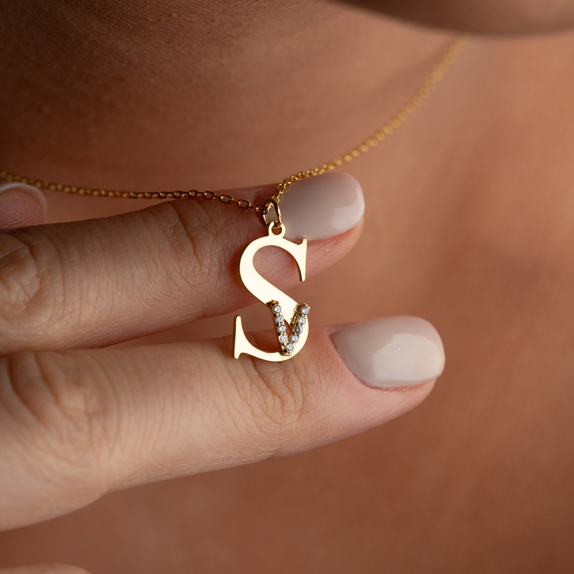 INITIALEN COMBO HALSKETTE | 925 SILBER