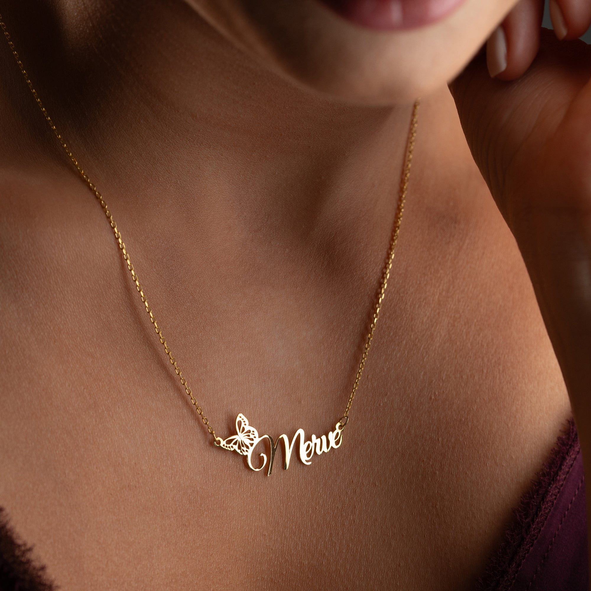 BUTTERFLY NAMENSKETTE III | 925 SILBER