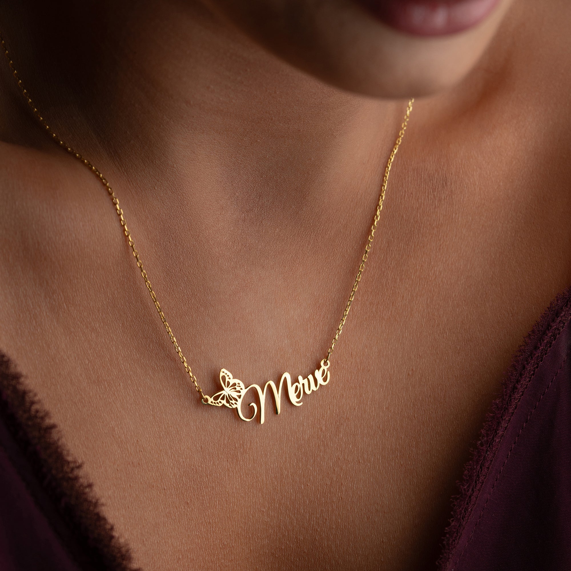 BUTTERFLY NAMENSKETTE III | 925 SILBER