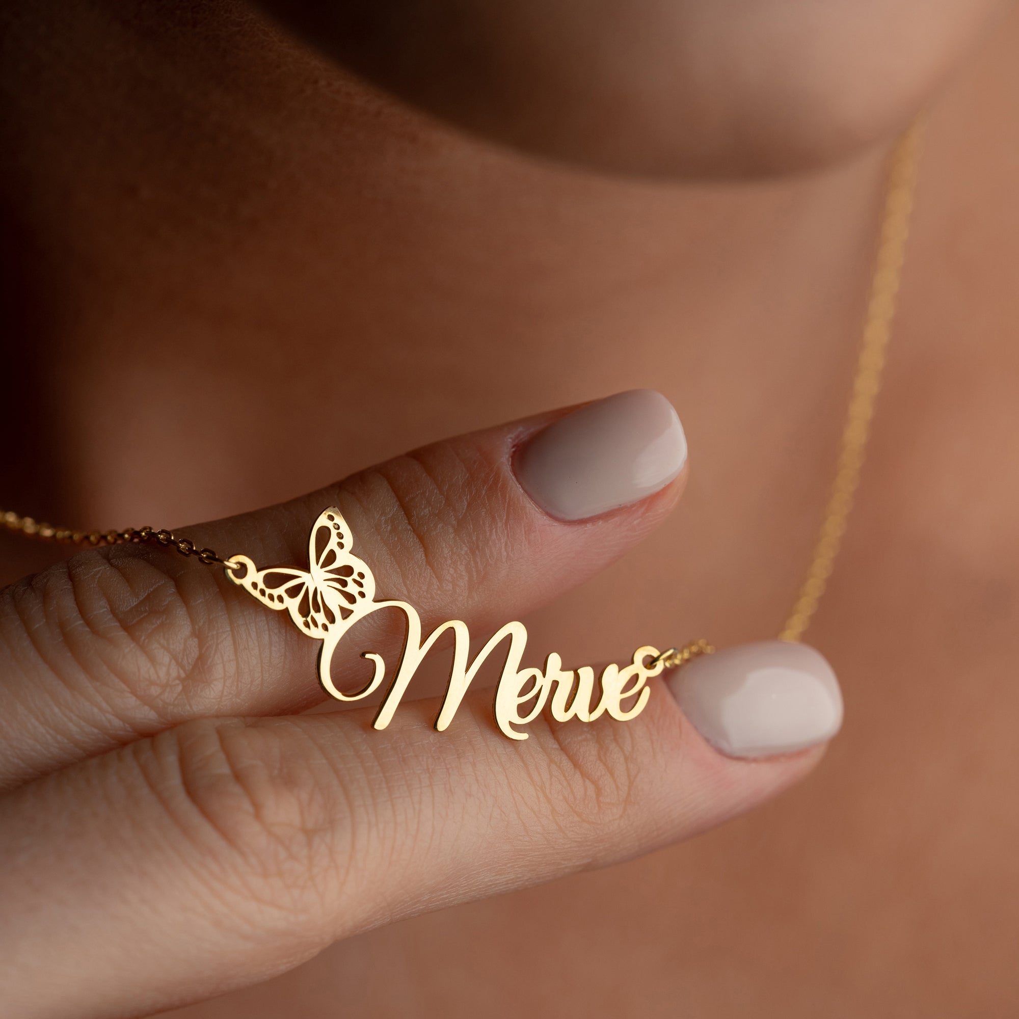 BUTTERFLY NAMENSKETTE III | 925 SILBER