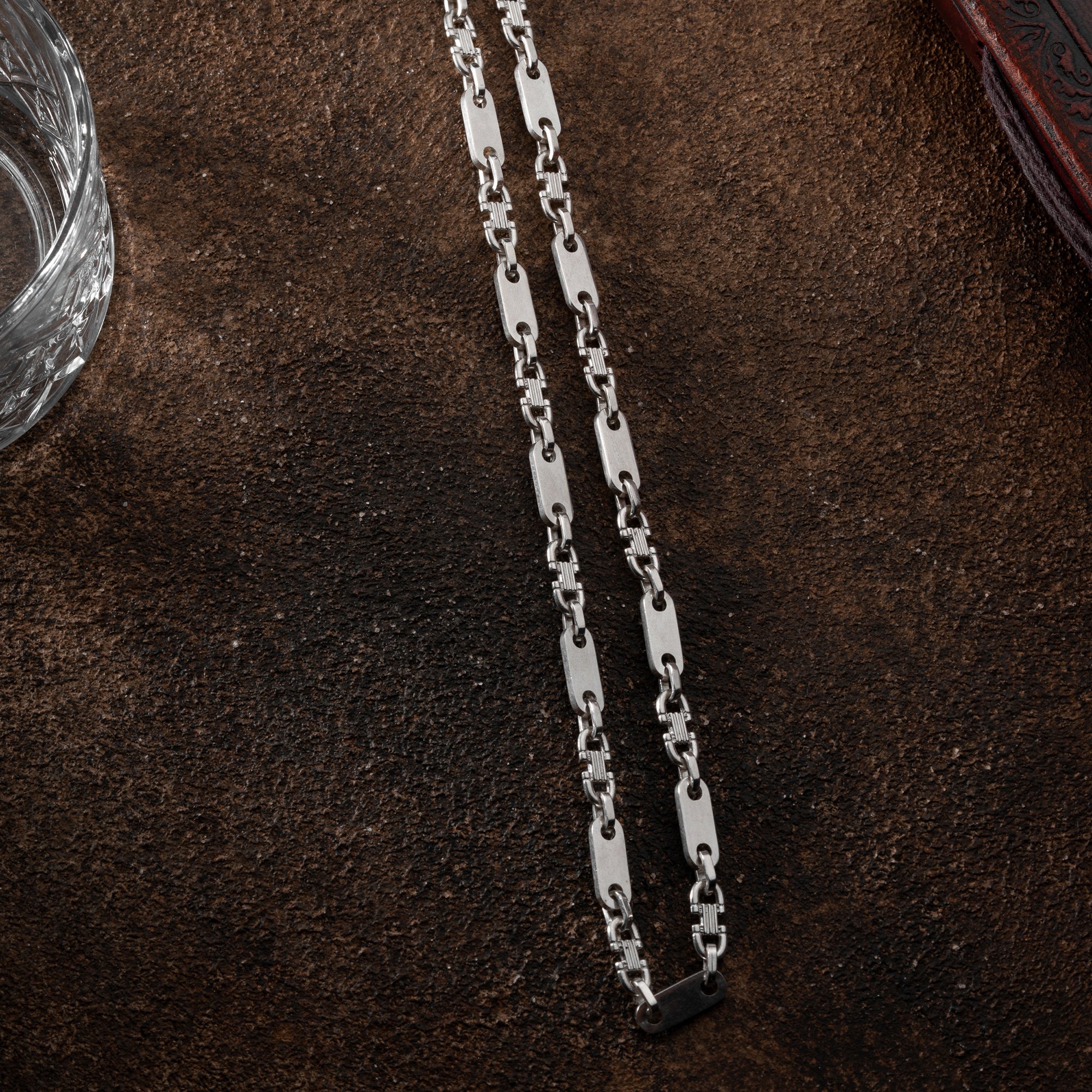 PLATTEN HALSKETTE | 925 SILBER