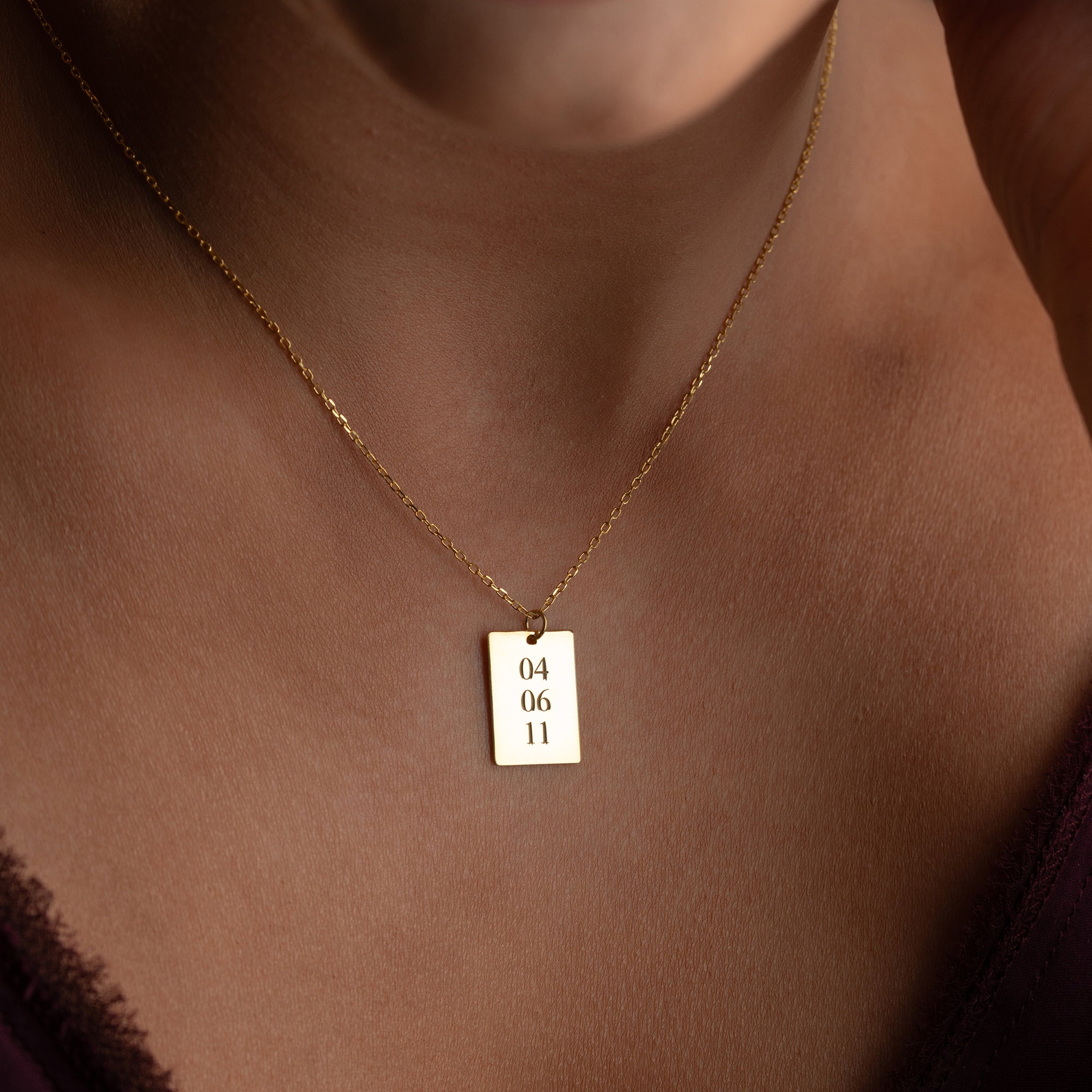 SAVE THE DATE NECKLACE | 925 SILVER