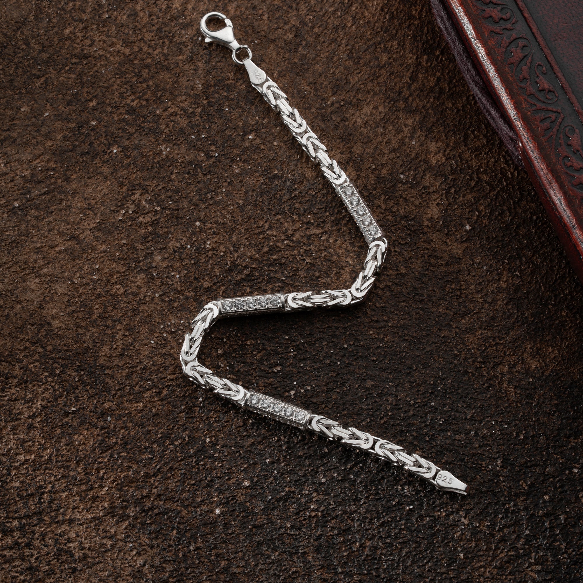 KÖNIGSARMBAND STRASSSTEIN 5MM | 925 SILBER