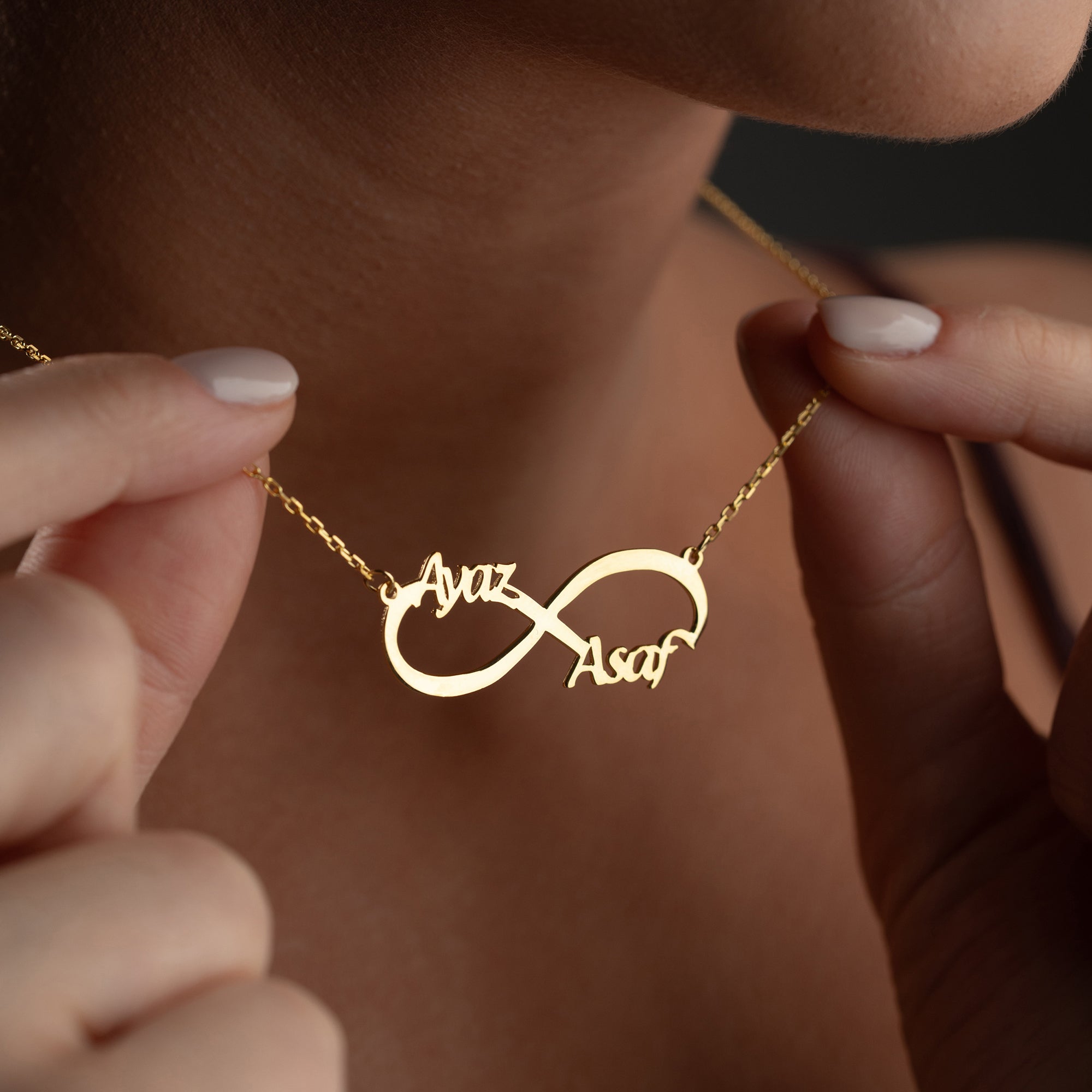 INFINITY NAME NECKLACE | 925 SILVER
