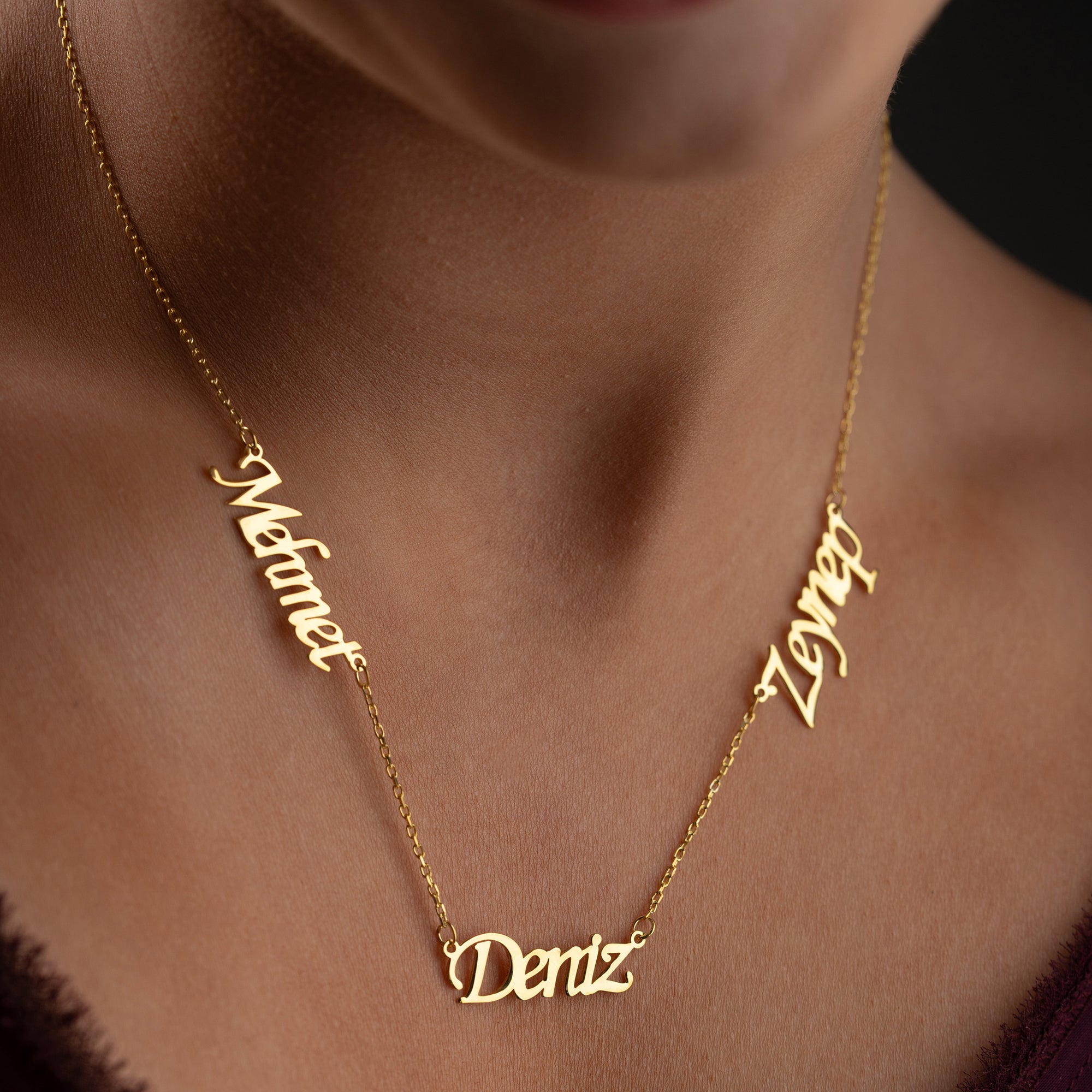 3'ER NAMENSKETTE II- 925 SILBER