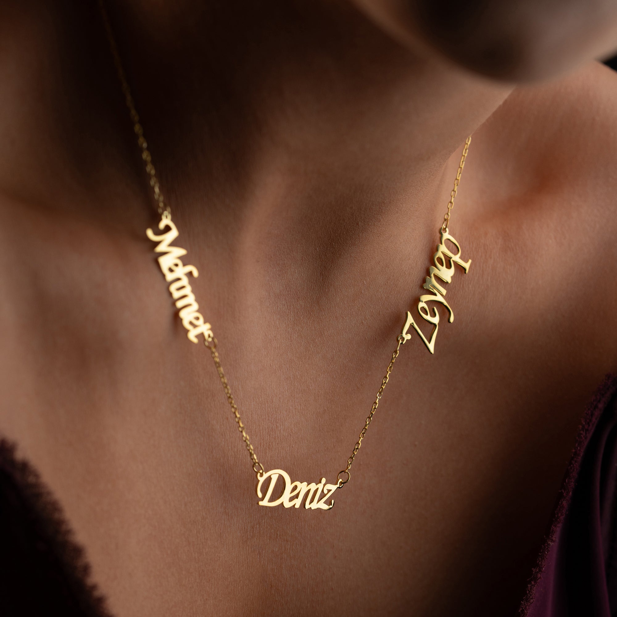 3'ER NAMENSKETTE II- 925 SILBER