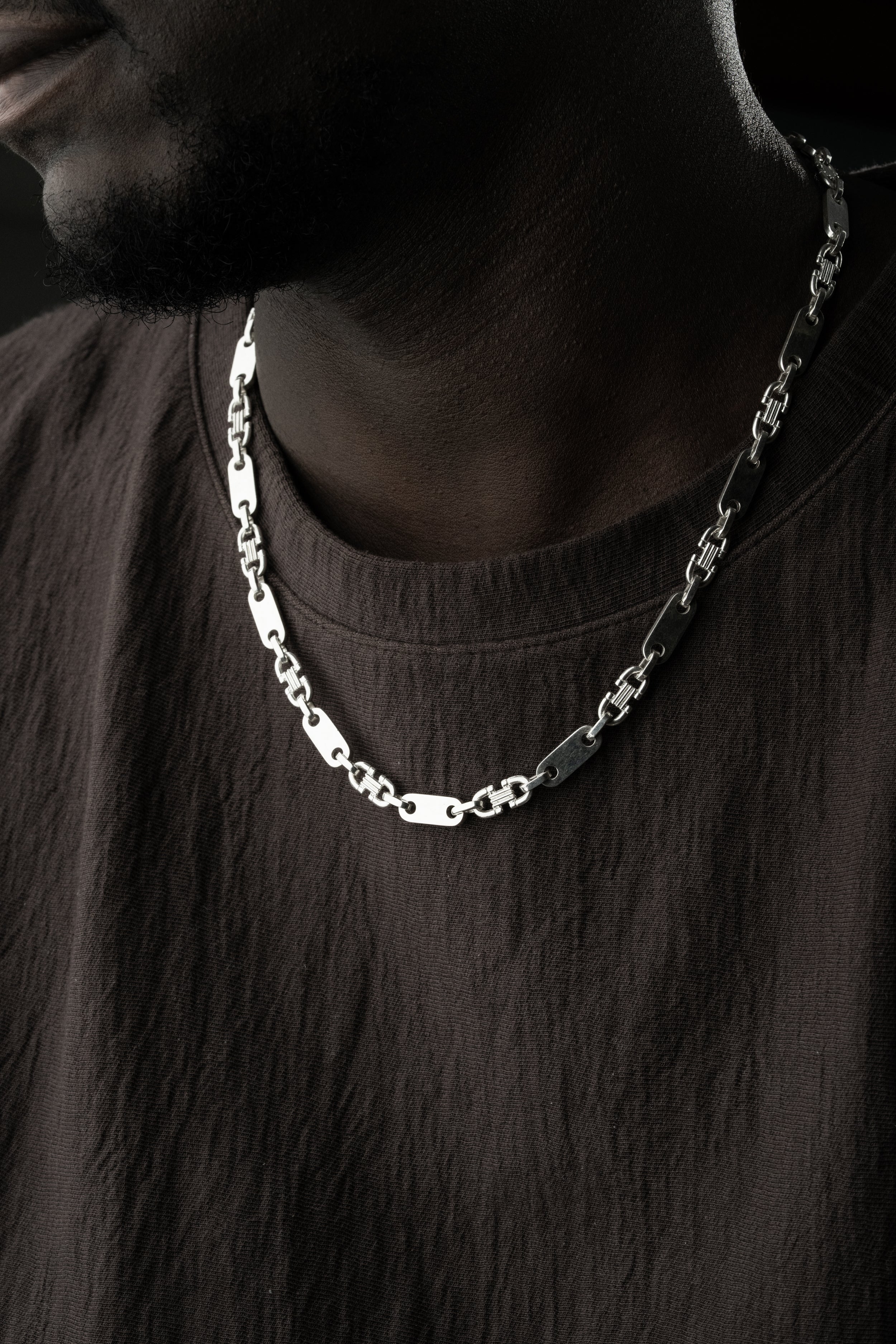 PLATTEN HALSKETTE | 925 SILBER