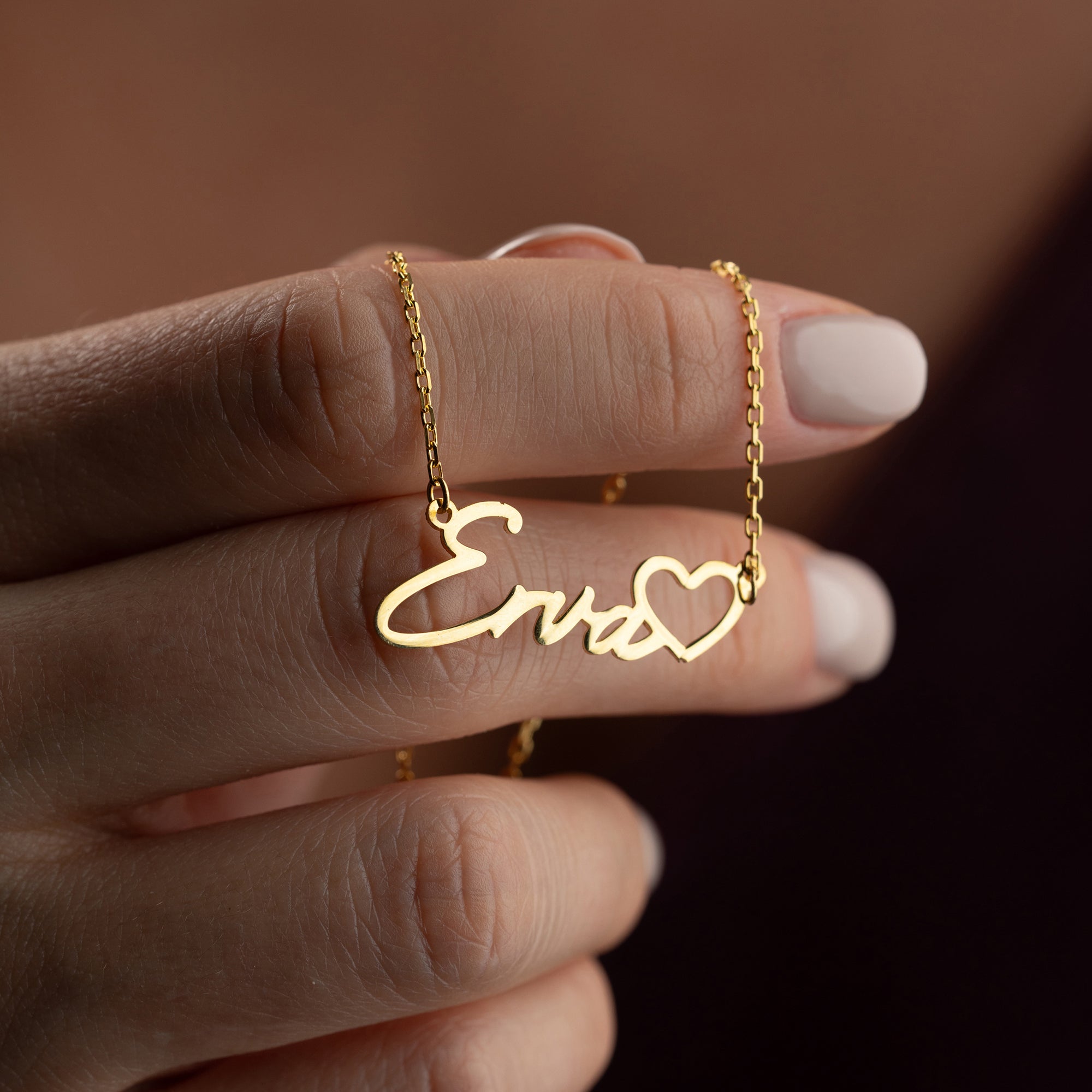 Heart name necklace | 925 silver