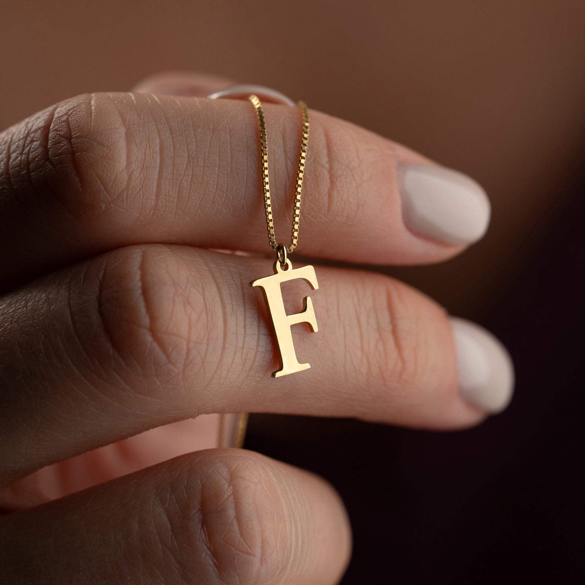 ELEGANTE BUCHSTABEN HALSKETTE | 925 SILBER