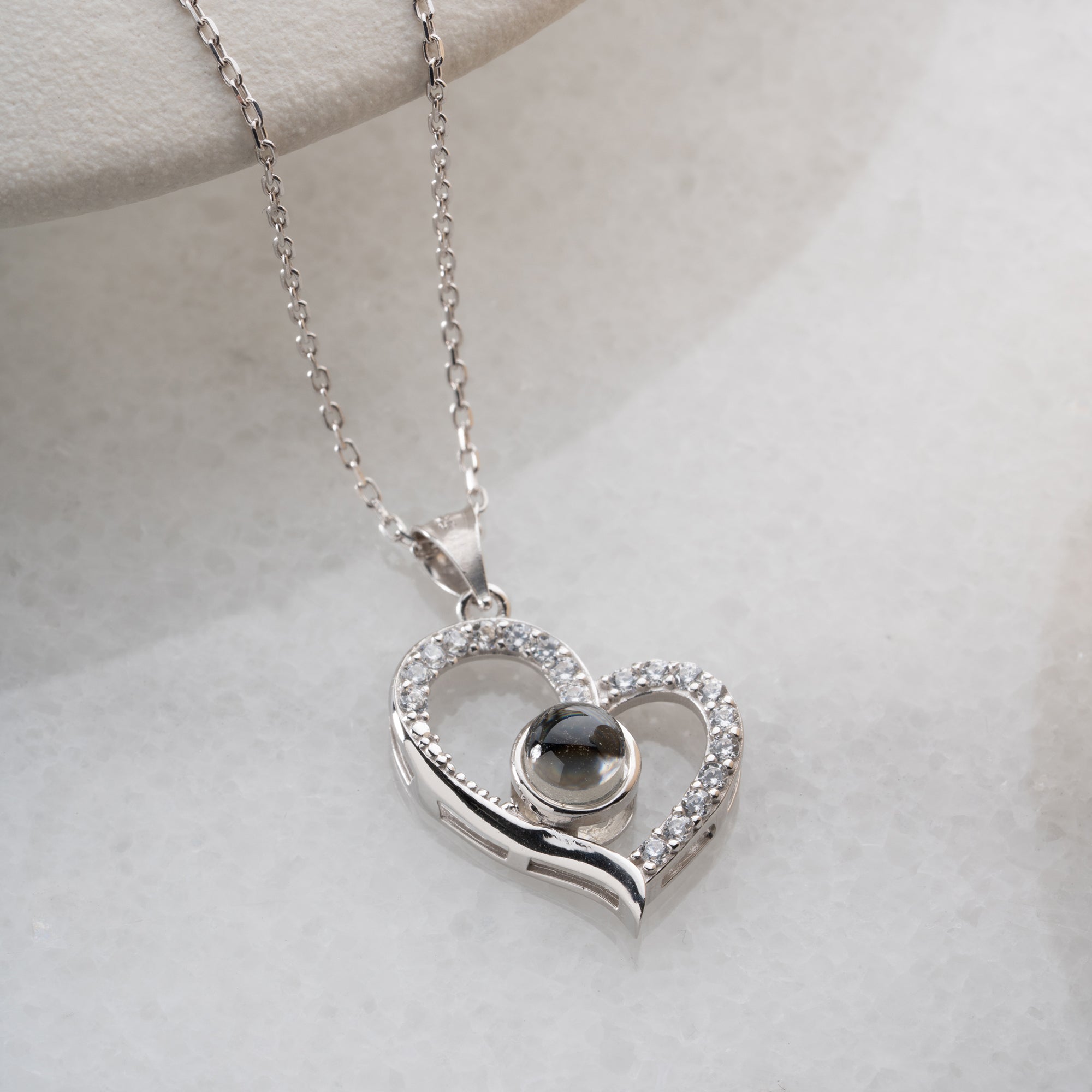 HERZ HALSKETTE | 925 SILBER