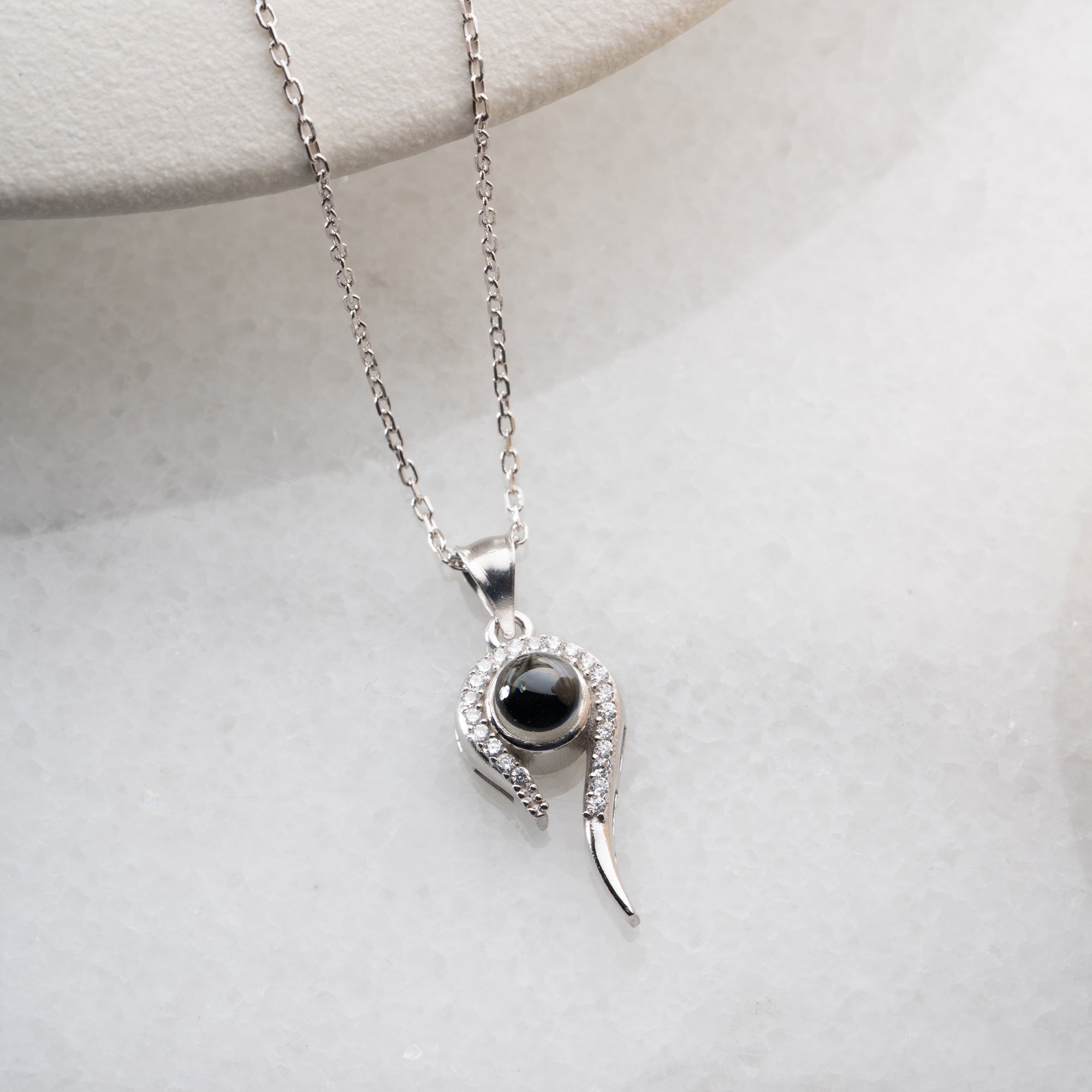 PHOTO ENGRAVING NECKLACE | 925 SILVER 