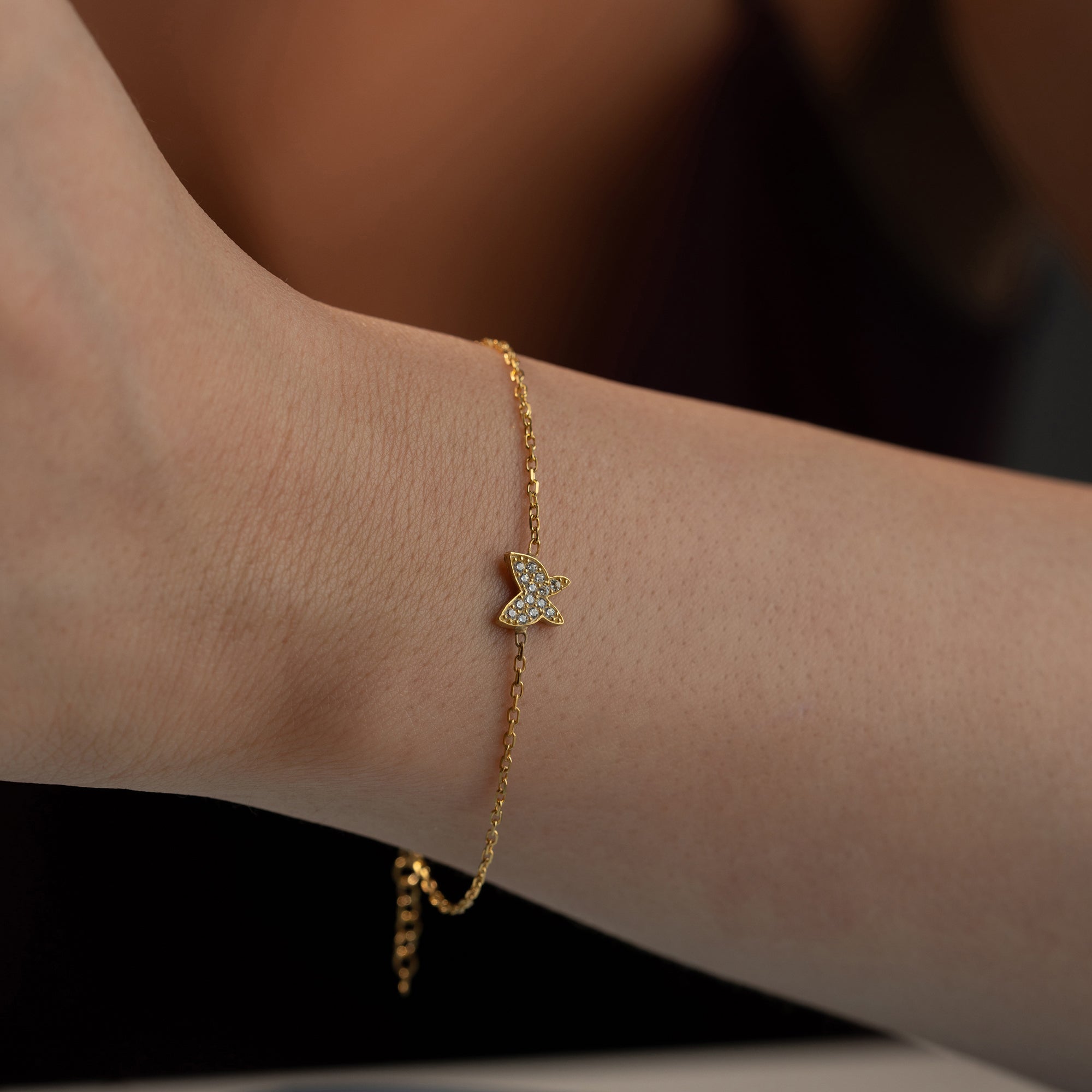 MINIMAL BUTTERFLY BRACELET | 925 SILVER