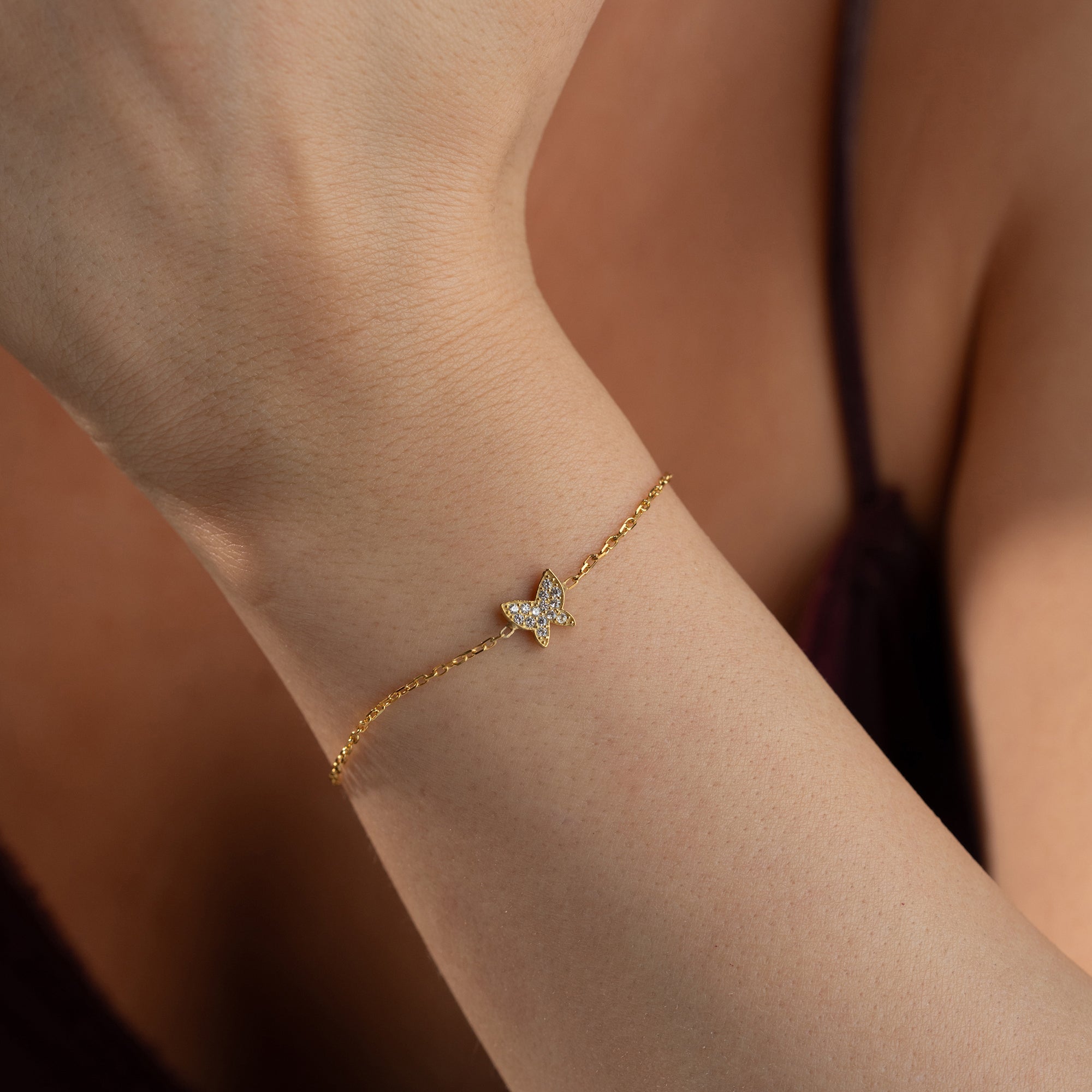 MINIMAL BUTTERFLY BRACELET | 925 SILVER
