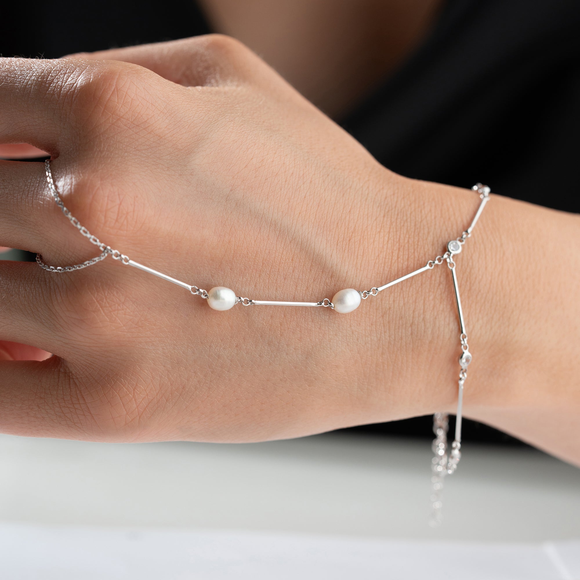 VIVA PEARL HANDKETTE | 925 SILBER