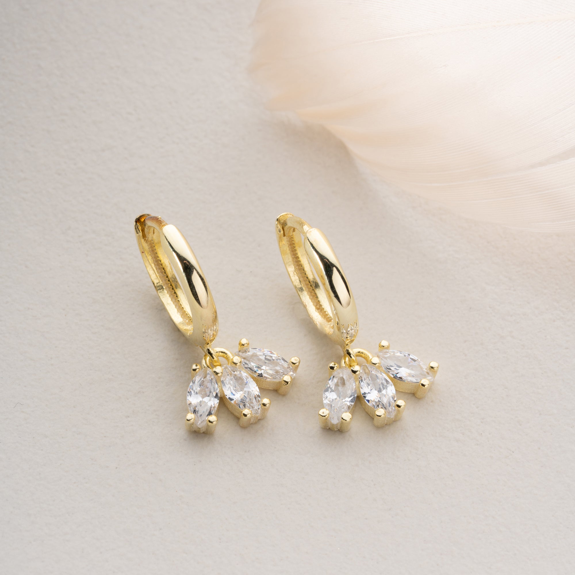 OLVIE EARRINGS | 925 SILVER